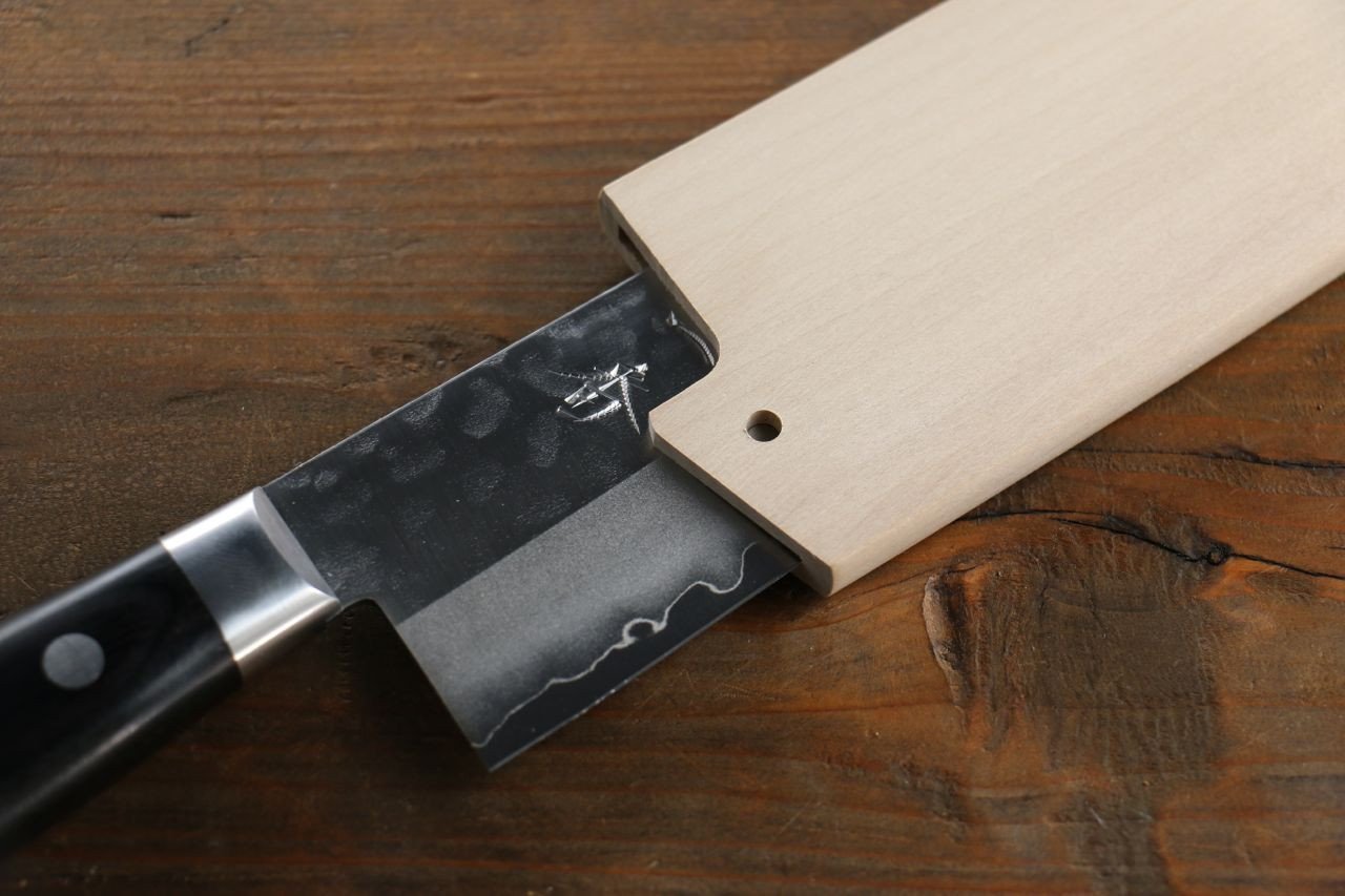 Magnolia Saya Sheath for Santoku Knife with Plywood Pin 165mm (Nashiji) - Japanny - Best Japanese Knife