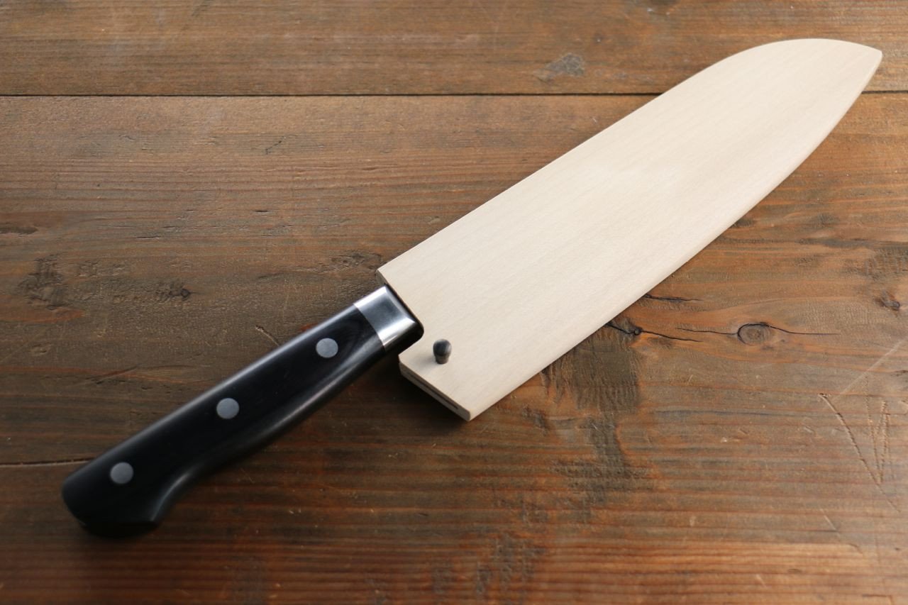 Magnolia Saya Sheath for Santoku Knife with Plywood Pin 165mm (Nashiji) - Japanny - Best Japanese Knife
