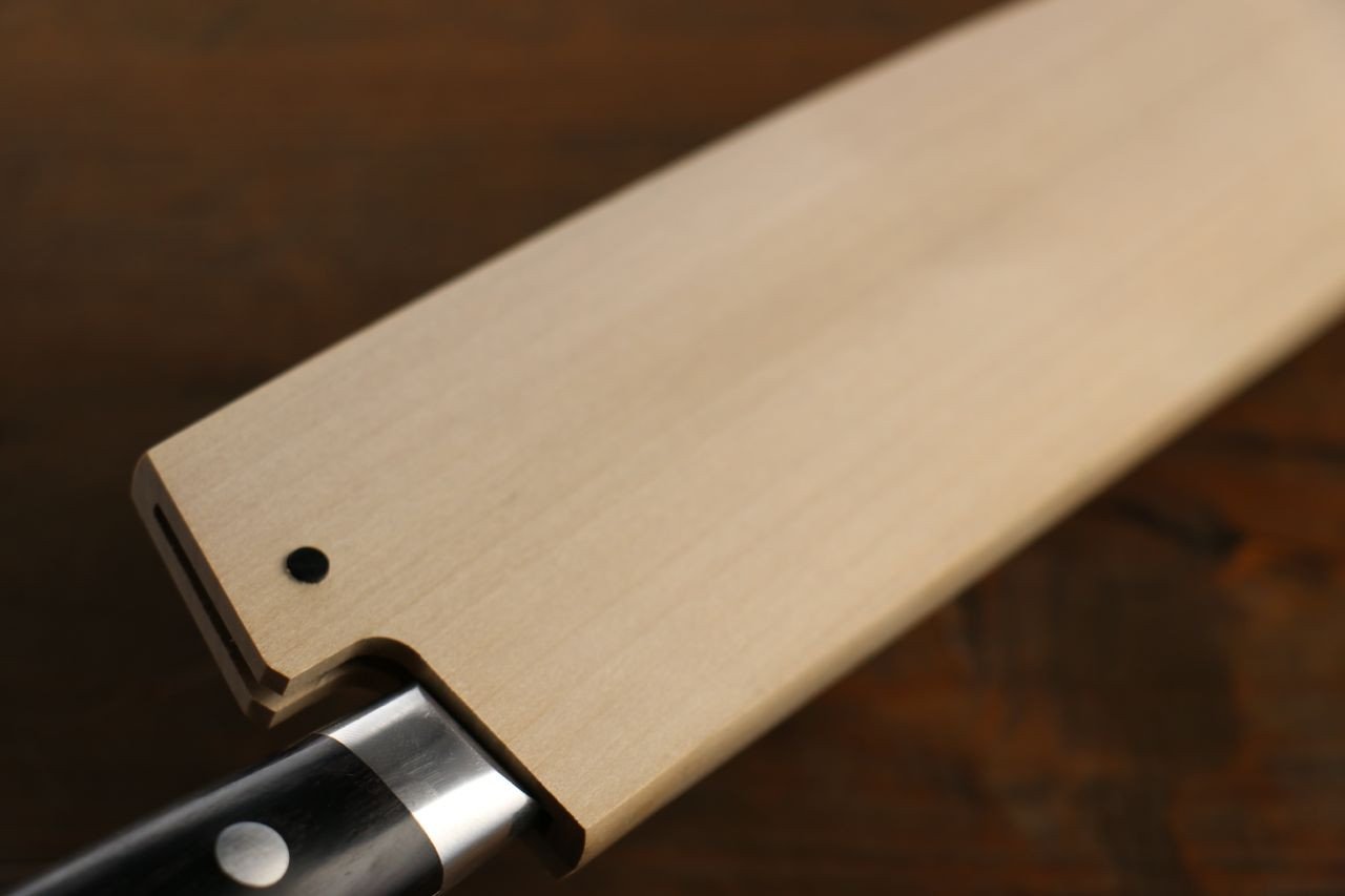 Magnolia Saya Sheath for Santoku Knife with Plywood Pin 165mm (Nashiji) - Japanny - Best Japanese Knife