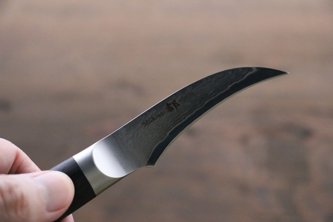 Miyako AUS8 33 Layer Damascus Peeling 65mm - Japanny - Best Japanese Knife