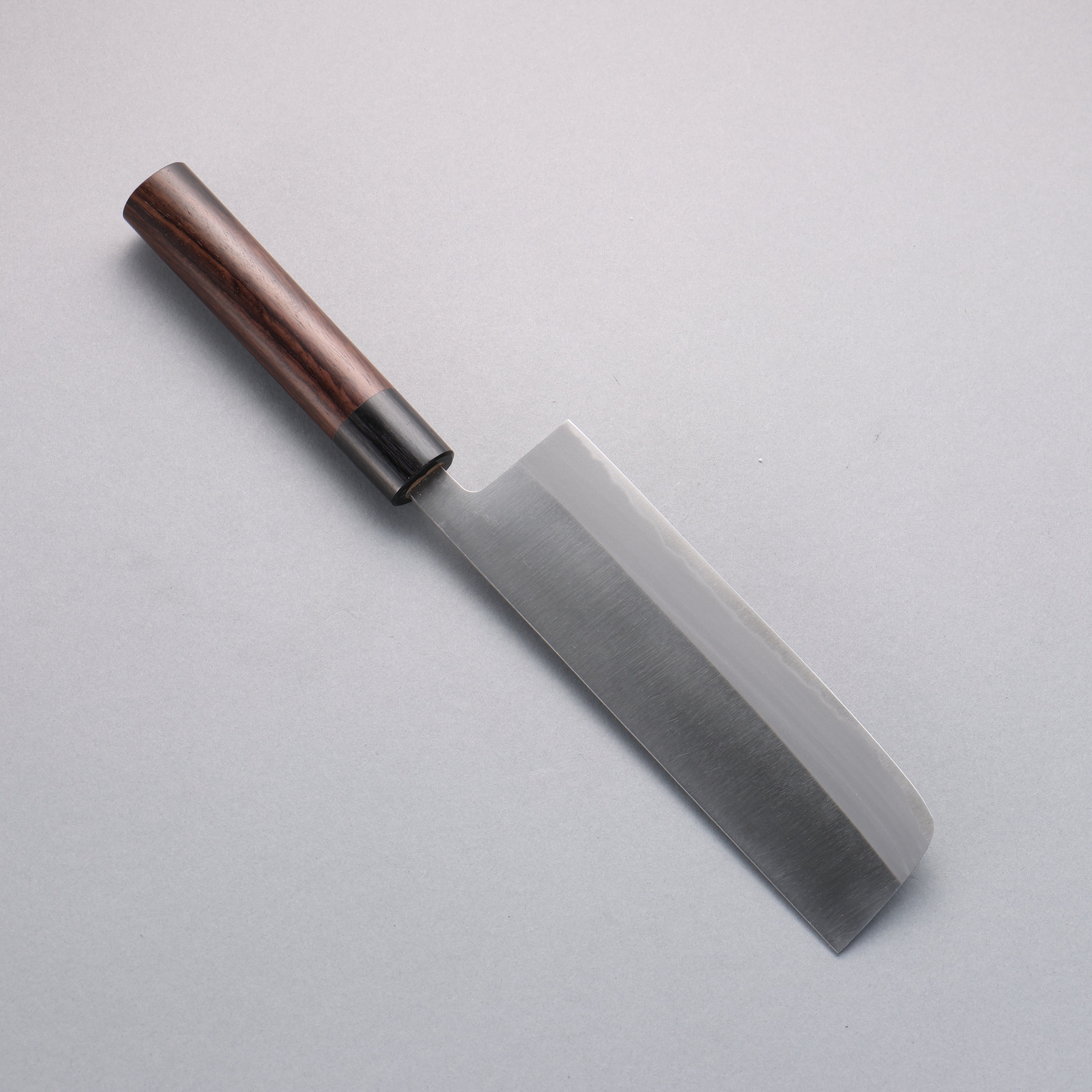 Seisuke White Steel Kasumitogi Nakiri 180mm Rosewood Handle - Japanny - Best Japanese Knife