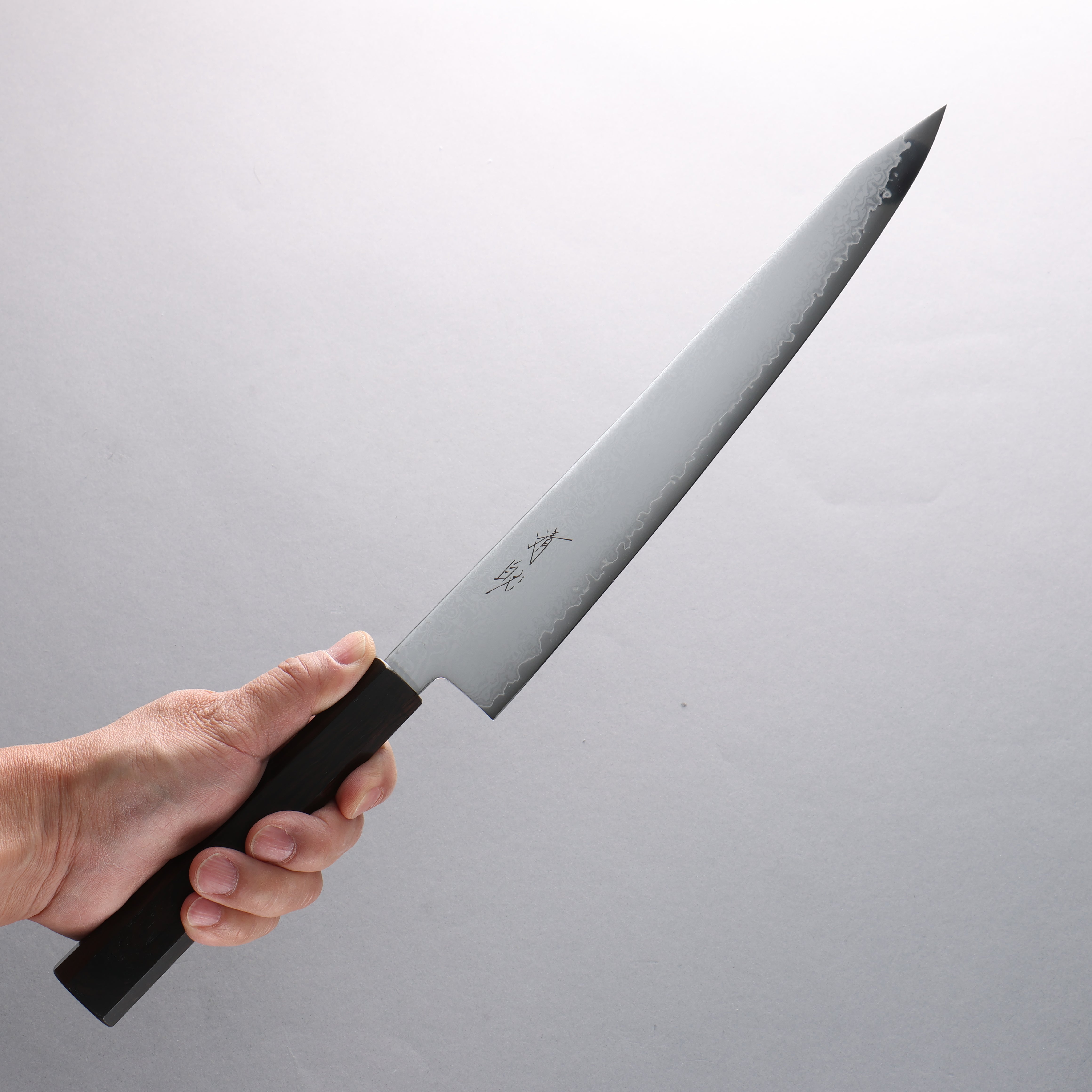 Seisuke VG10 Damascus Kiritsuke Sujihiki 270mm Ebony Wood Handle - Japanny - Best Japanese Knife