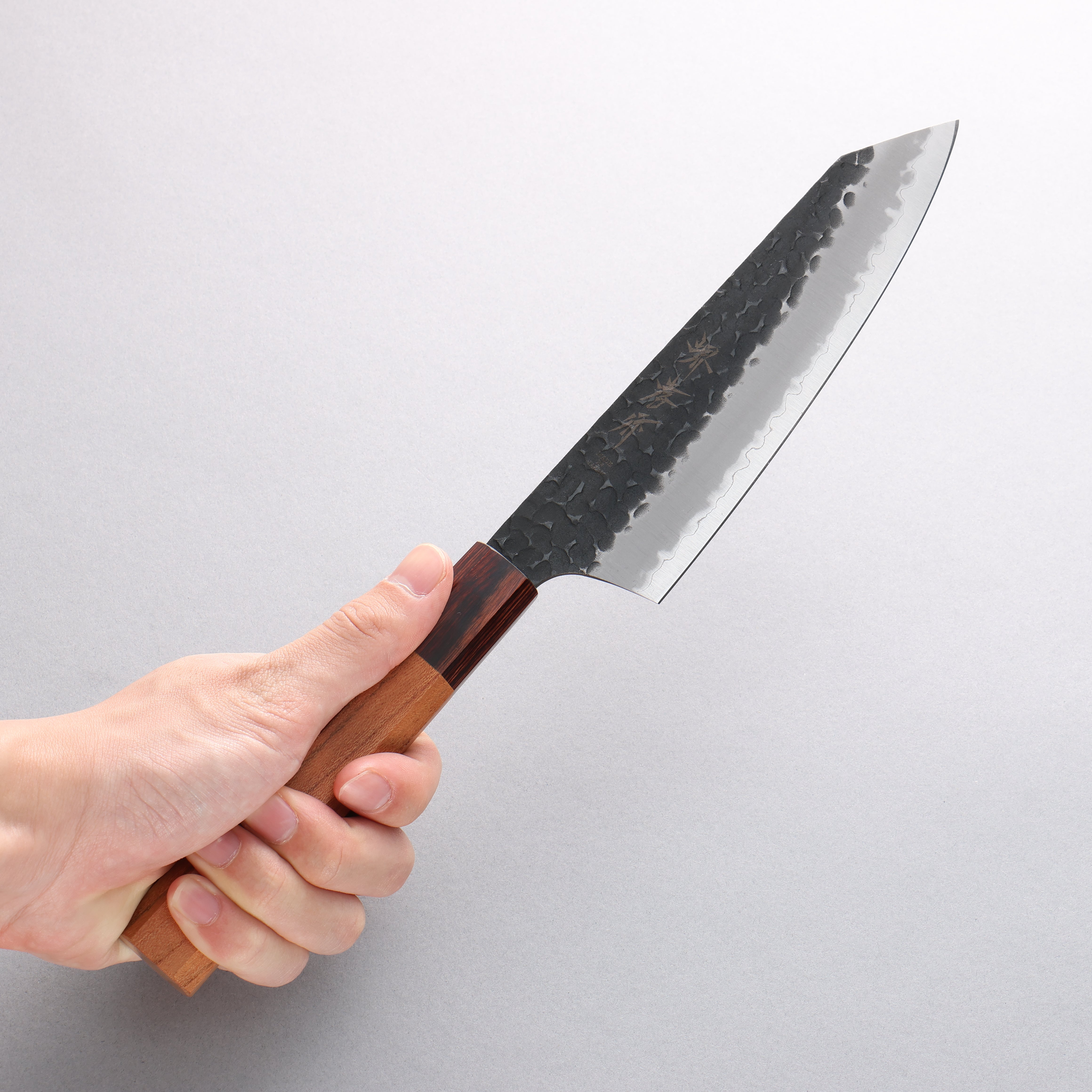 Sakai Takayuki Blue Super Kengata Santoku 160mm - Japanny - Best Japanese Knife