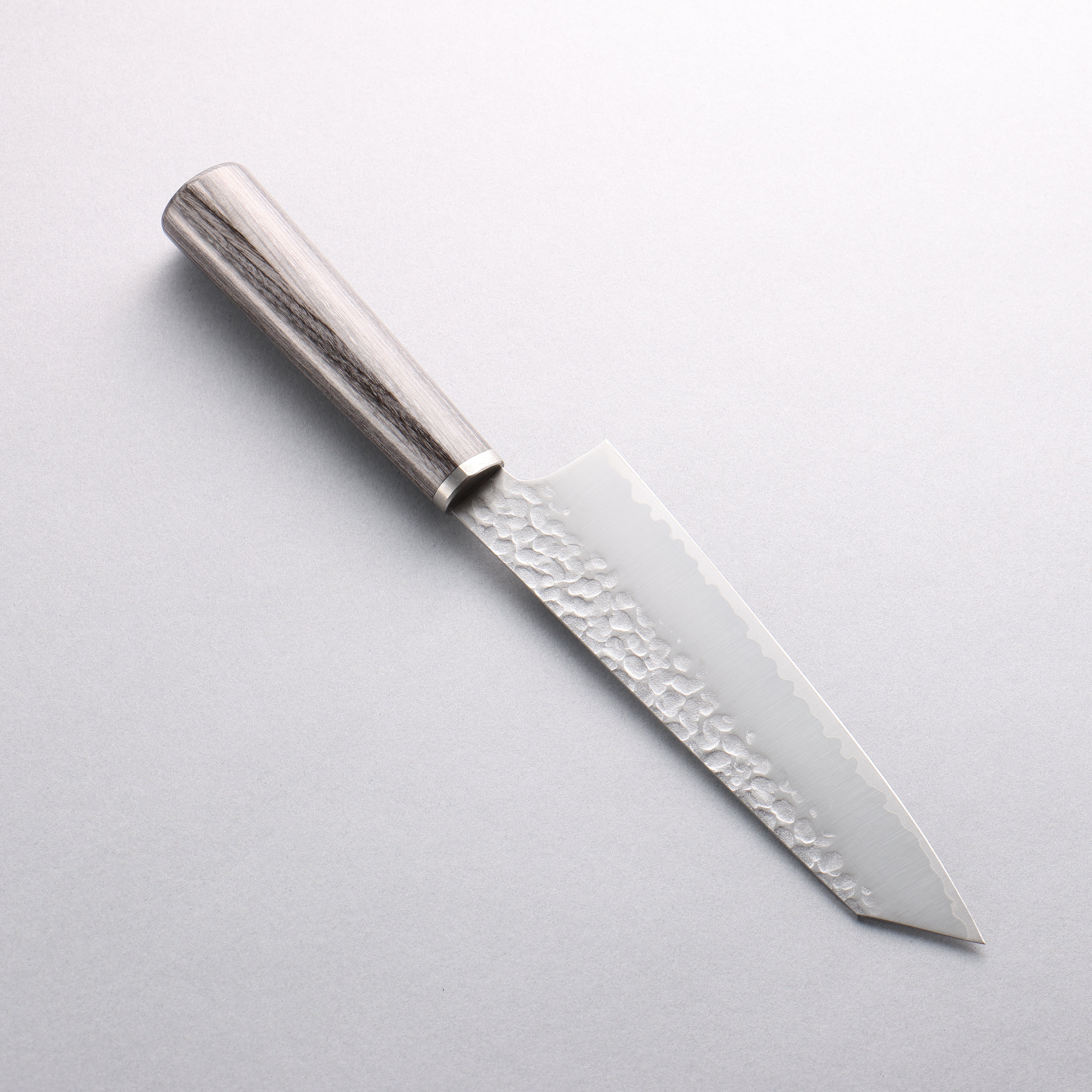 Seisuke VG10 Hammered Bunka 165mm Charcoal Gray Pakka wood Handle - Japanny - Best Japanese Knife