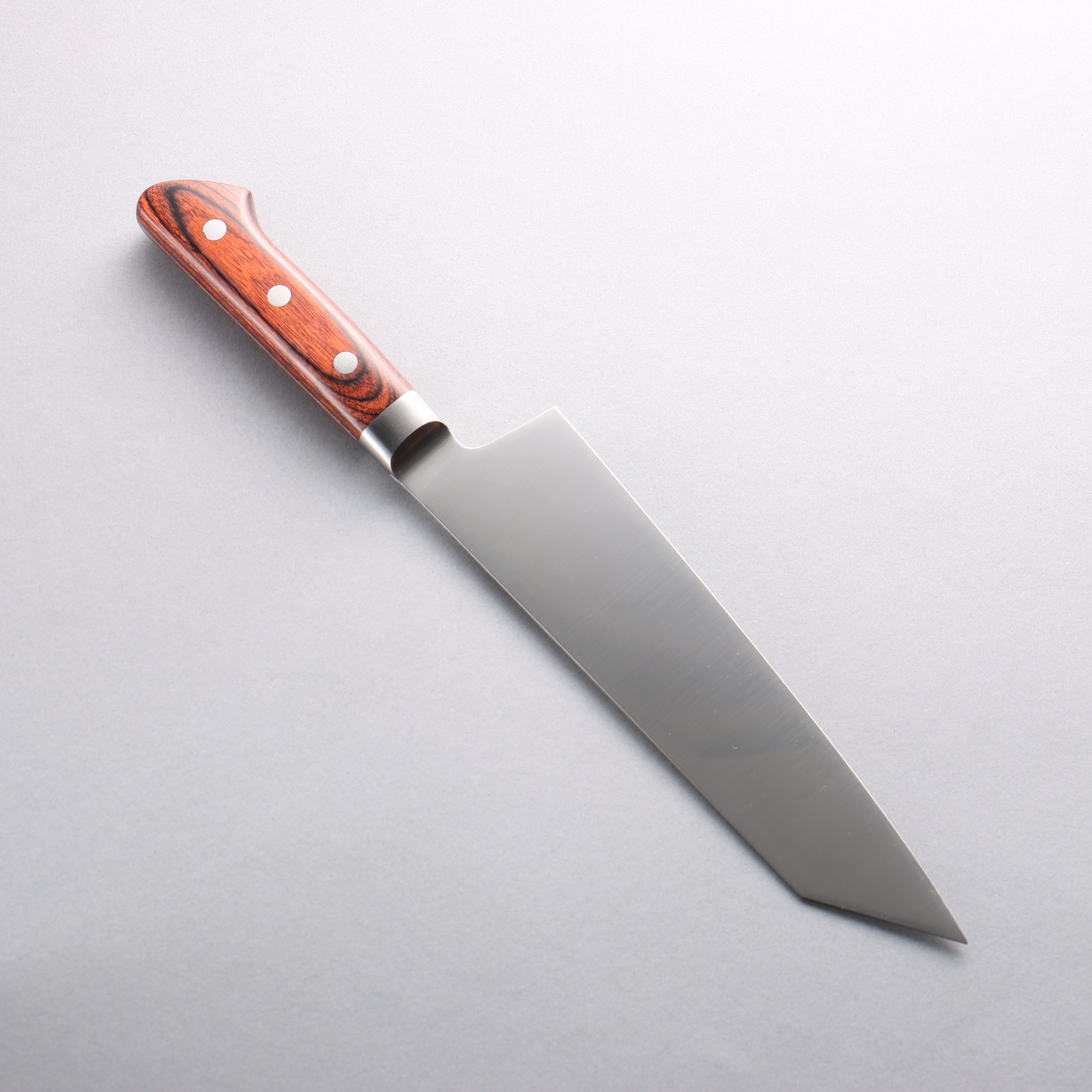 Seisuke Molybdenum Kiritsuke Santoku 195mm Mahogany Handle - Japanny - Best Japanese Knife