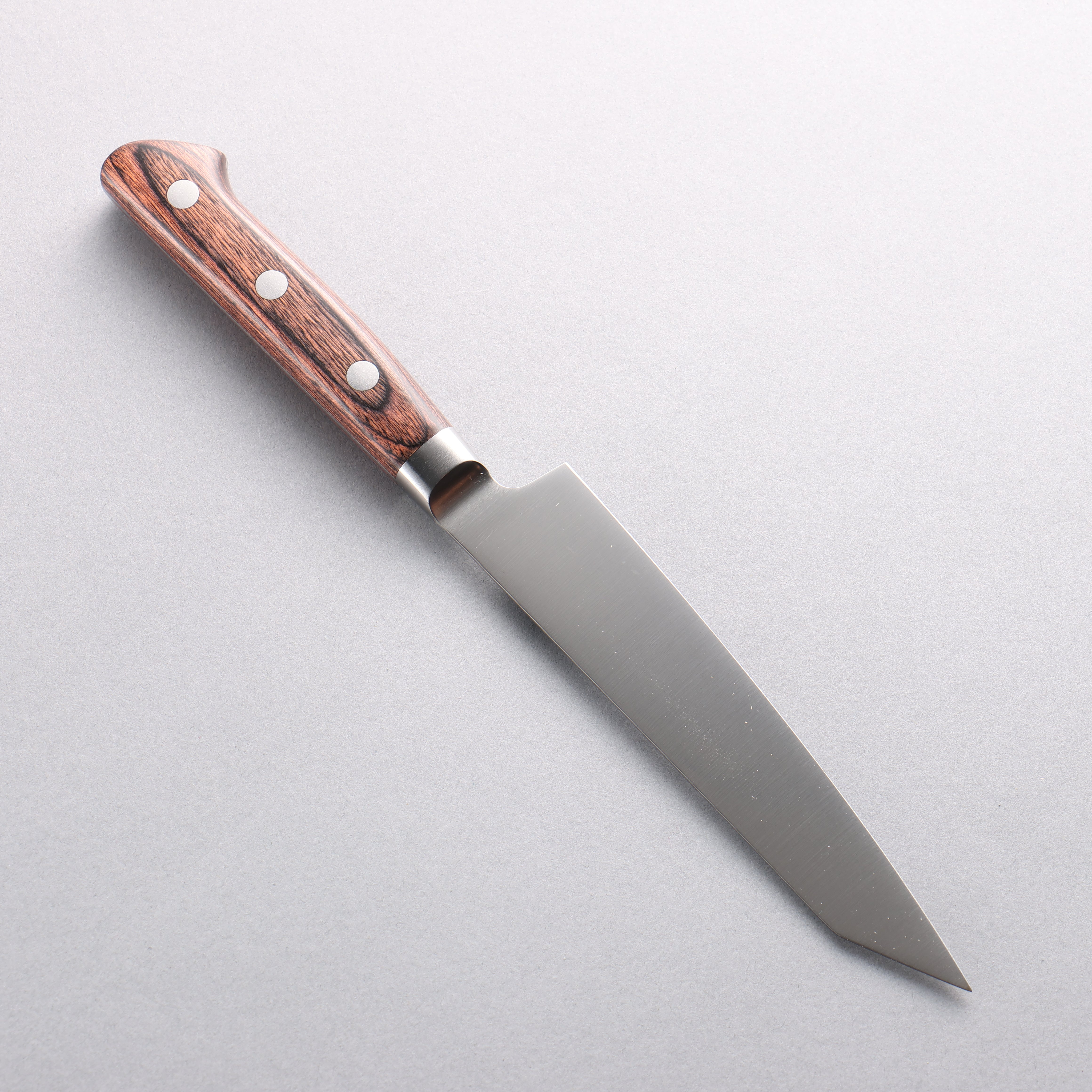 Seisuke Molybdenum Kiritsuke Petty-Utility 145mm Mahogany Handle - Japanny - Best Japanese Knife