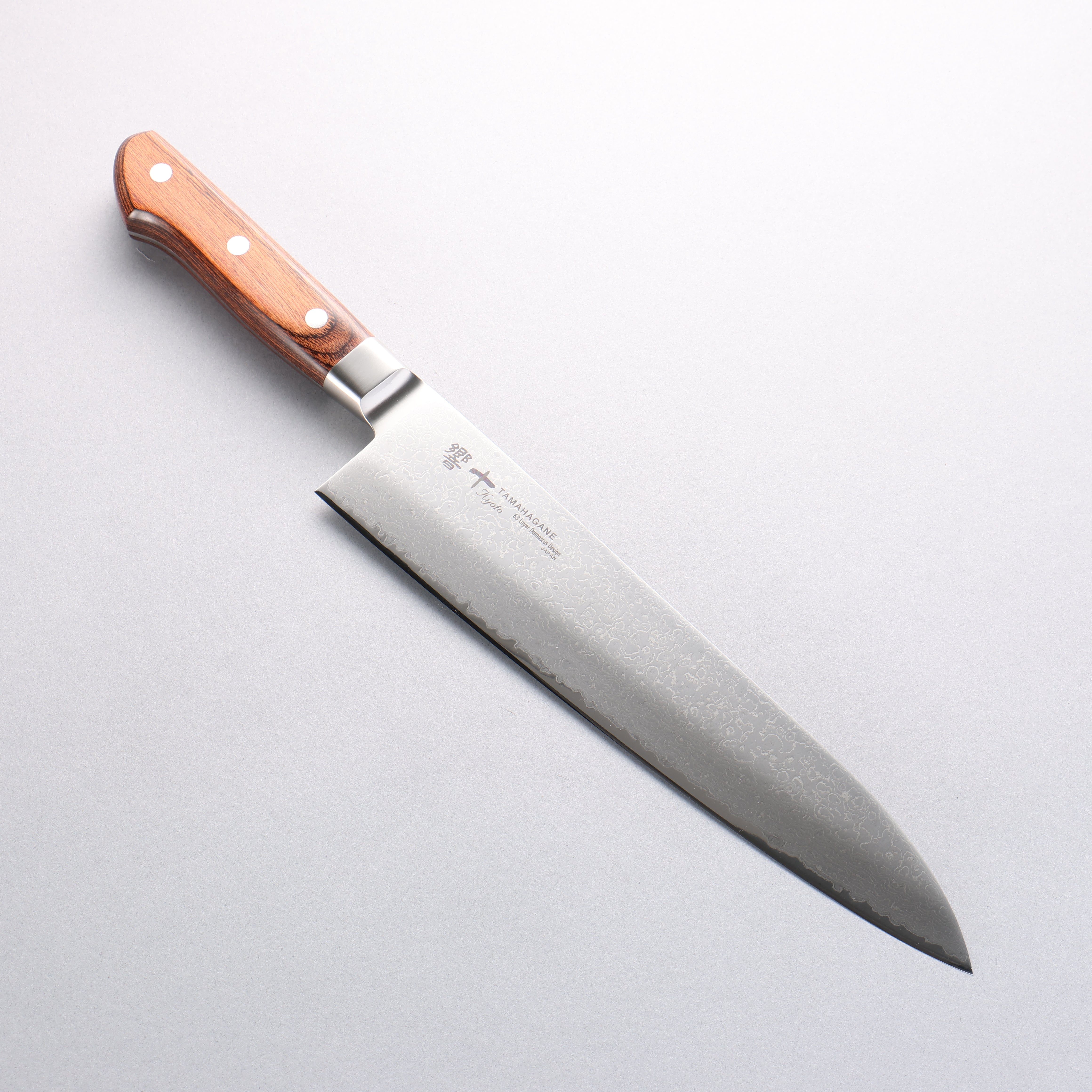 Tamahagane Kyoto 63 Layer Damascus Gyuto 240mm KP-1104 - Japanny - Best Japanese Knife