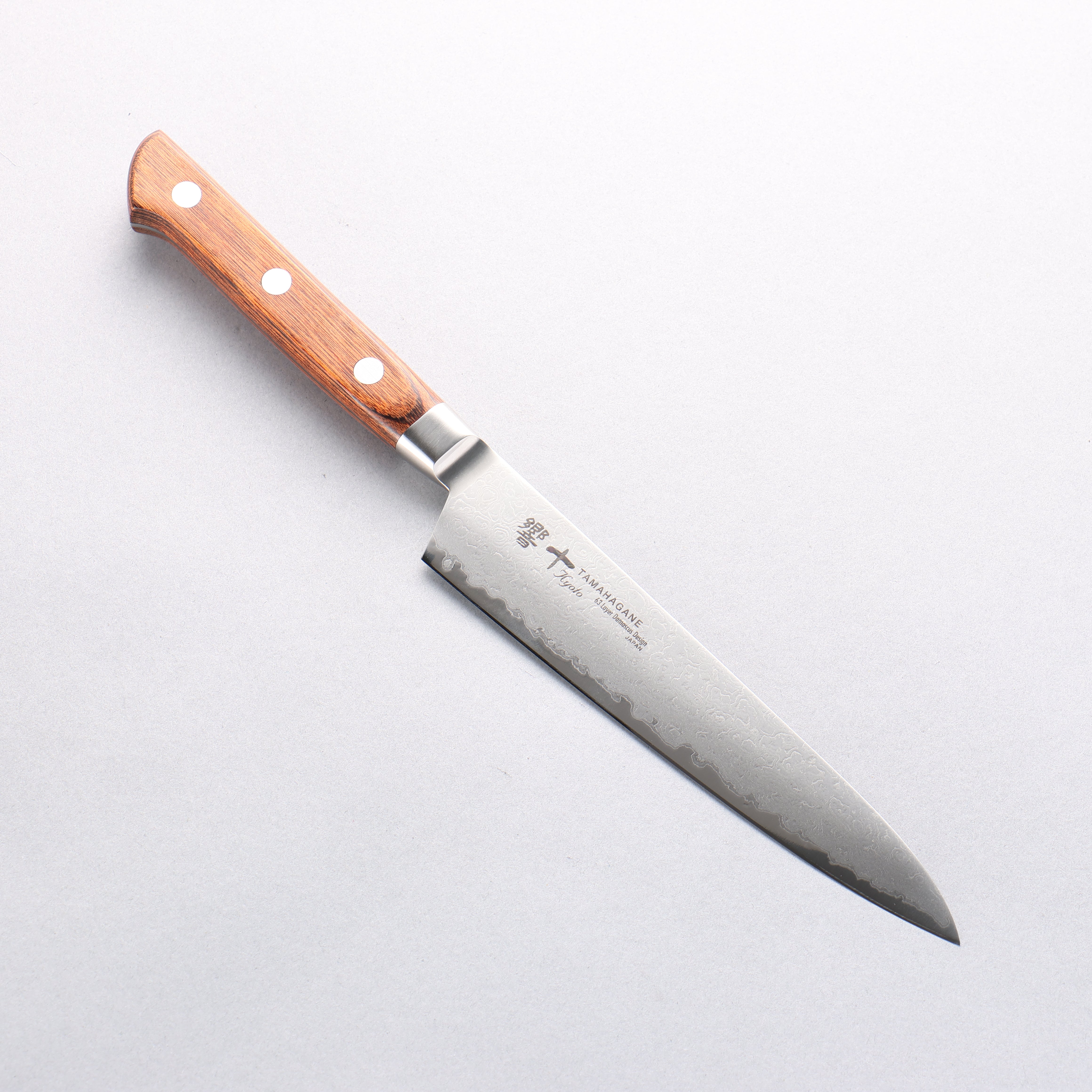 Tamahagane Kyoto 63 Layer Damascus Petty-Utility 150mm KP-1107 - Japanny - Best Japanese Knife