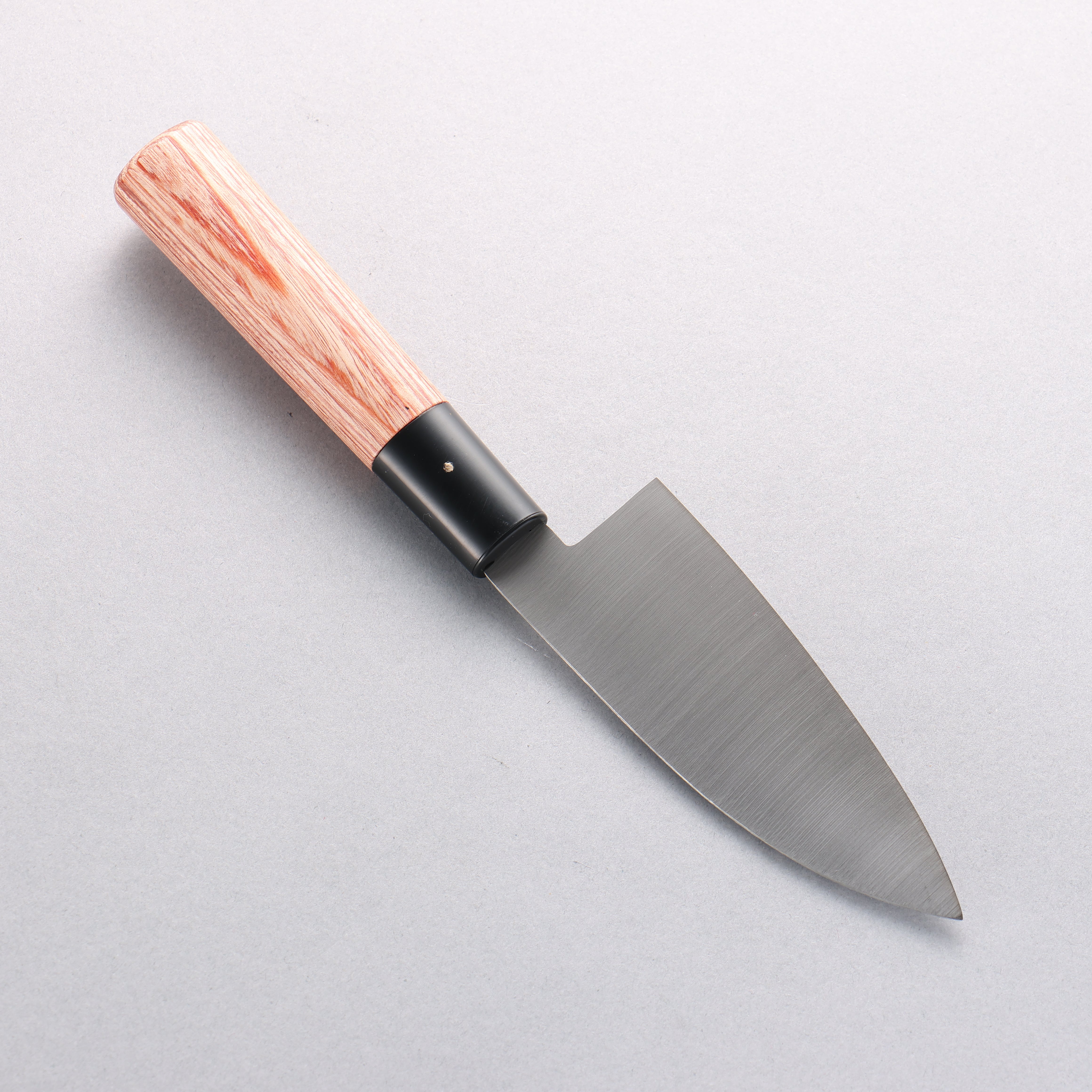 Kanetsune DSR-1K6 Hammered Deba 105mm Red Pakka wood Handle - Japanny - Best Japanese Knife