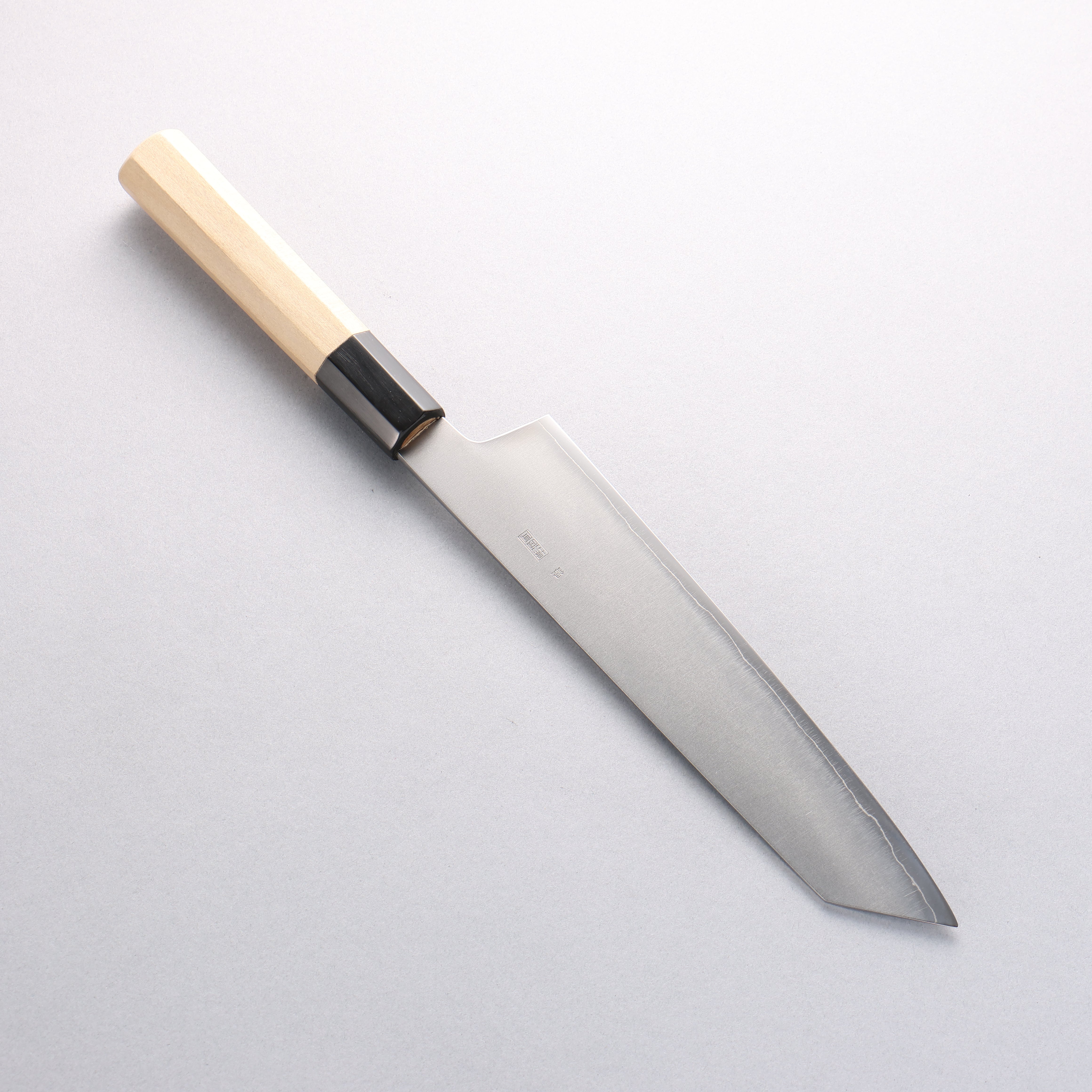 Kikuzuki Silver Steel No.3 Bokashi Kiritsuke Gyuto 210mm Magnolia Handle - Japanny - Best Japanese Knife
