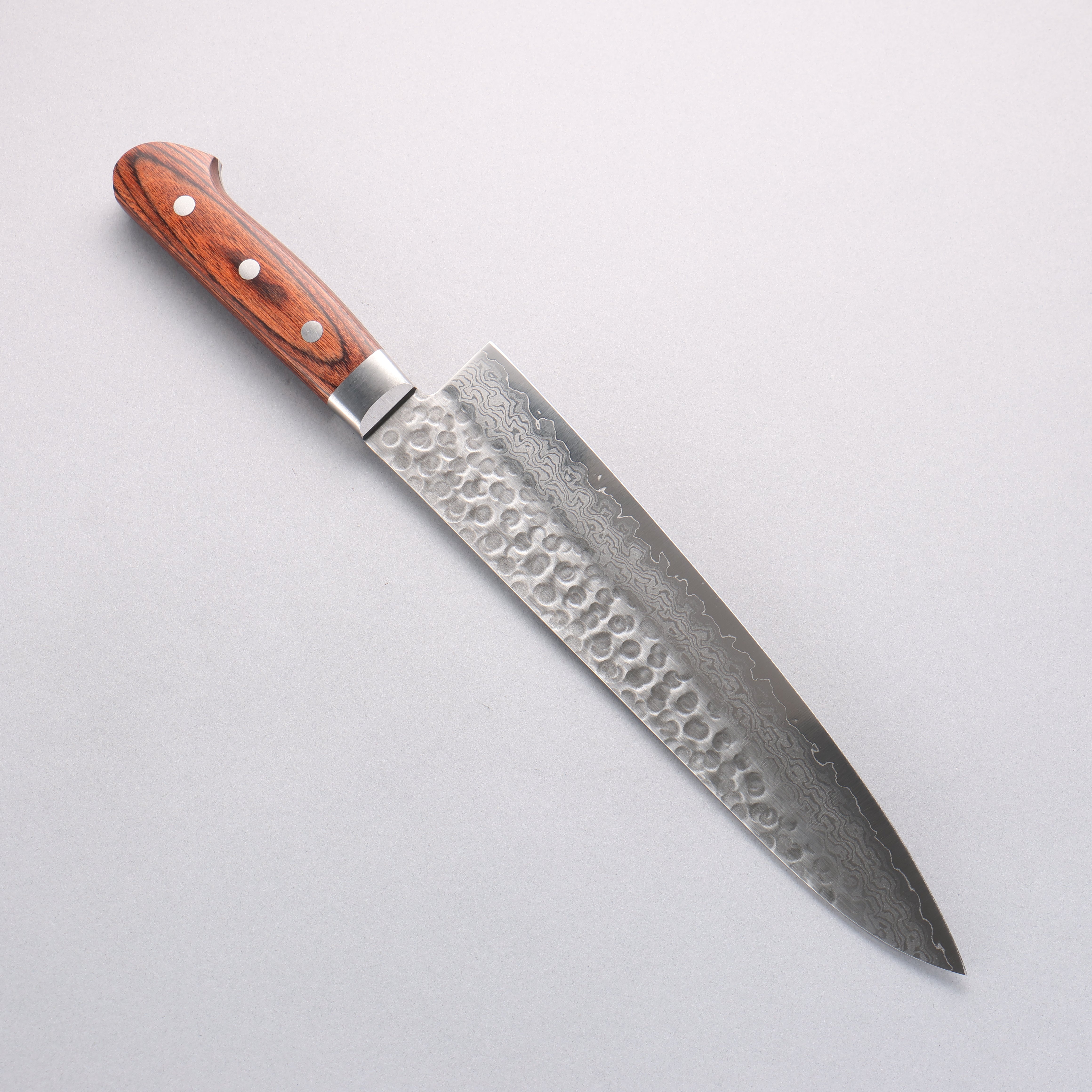 Seisuke VG10 17 Layer Damascus Gyuto 240mm Mahogany Handle - Japanny - Best Japanese Knife