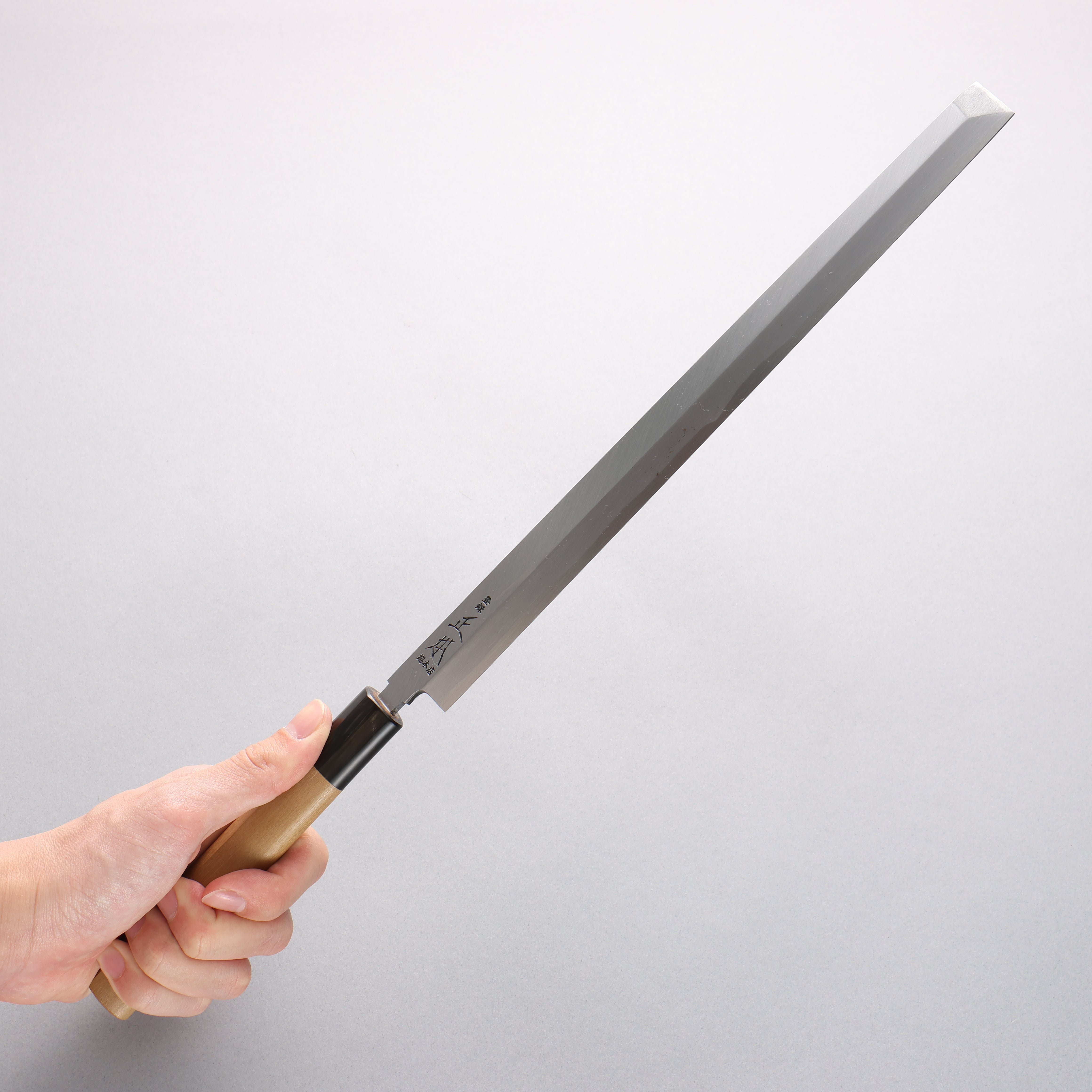 Masamoto Hongasumi White Steel No.2 Takohiki Magnolia Handle - Japanny - Best Japanese Knife