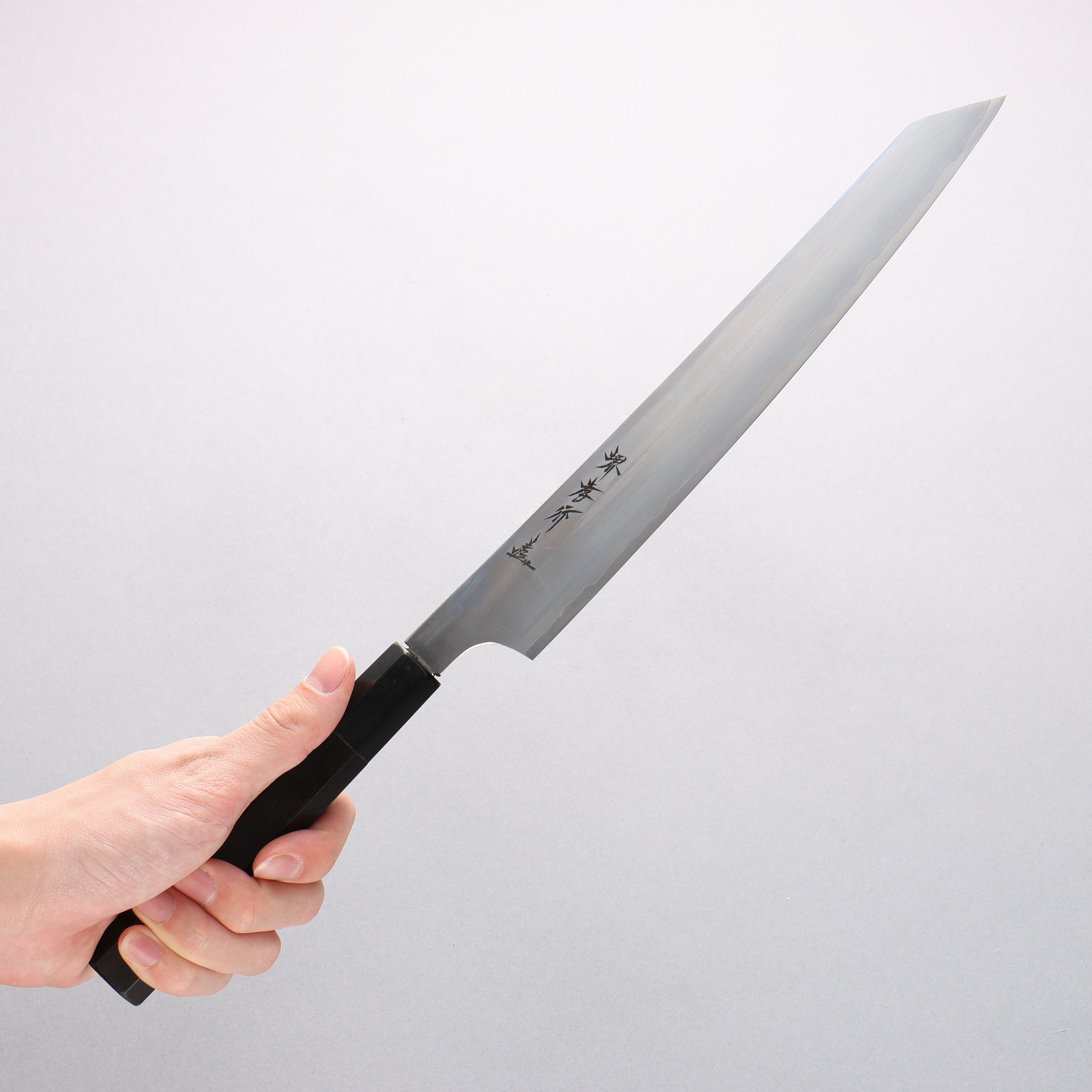 Sakai Takayuki Hien Silver Steel No.3 Kengata Yanagiba - Japanny - Best Japanese Knife