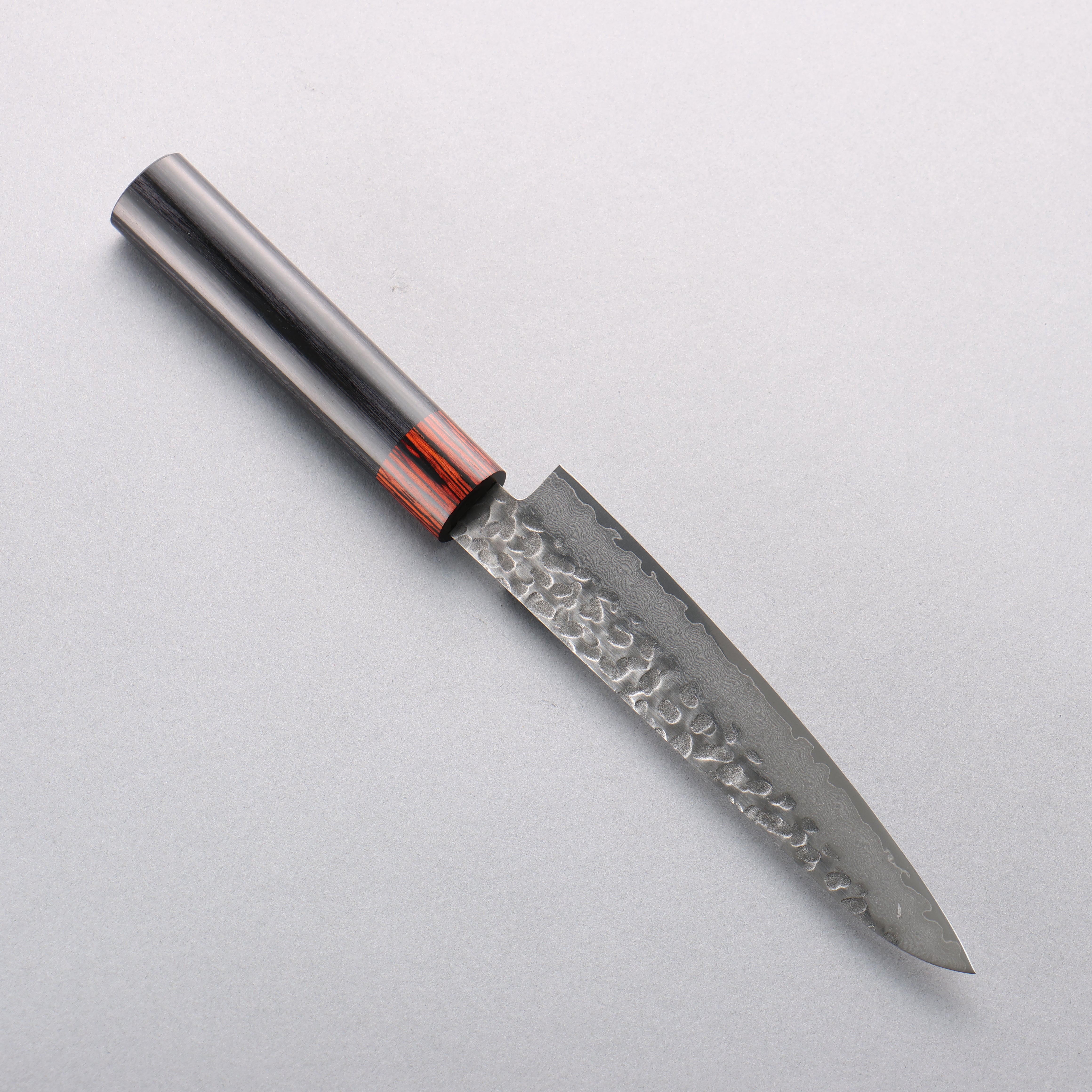 Seisuke VG10 33 Layer Hammered Damascus Petty-Utility 150mm Black Pakka wood Handle - Japanny - Best Japanese Knife