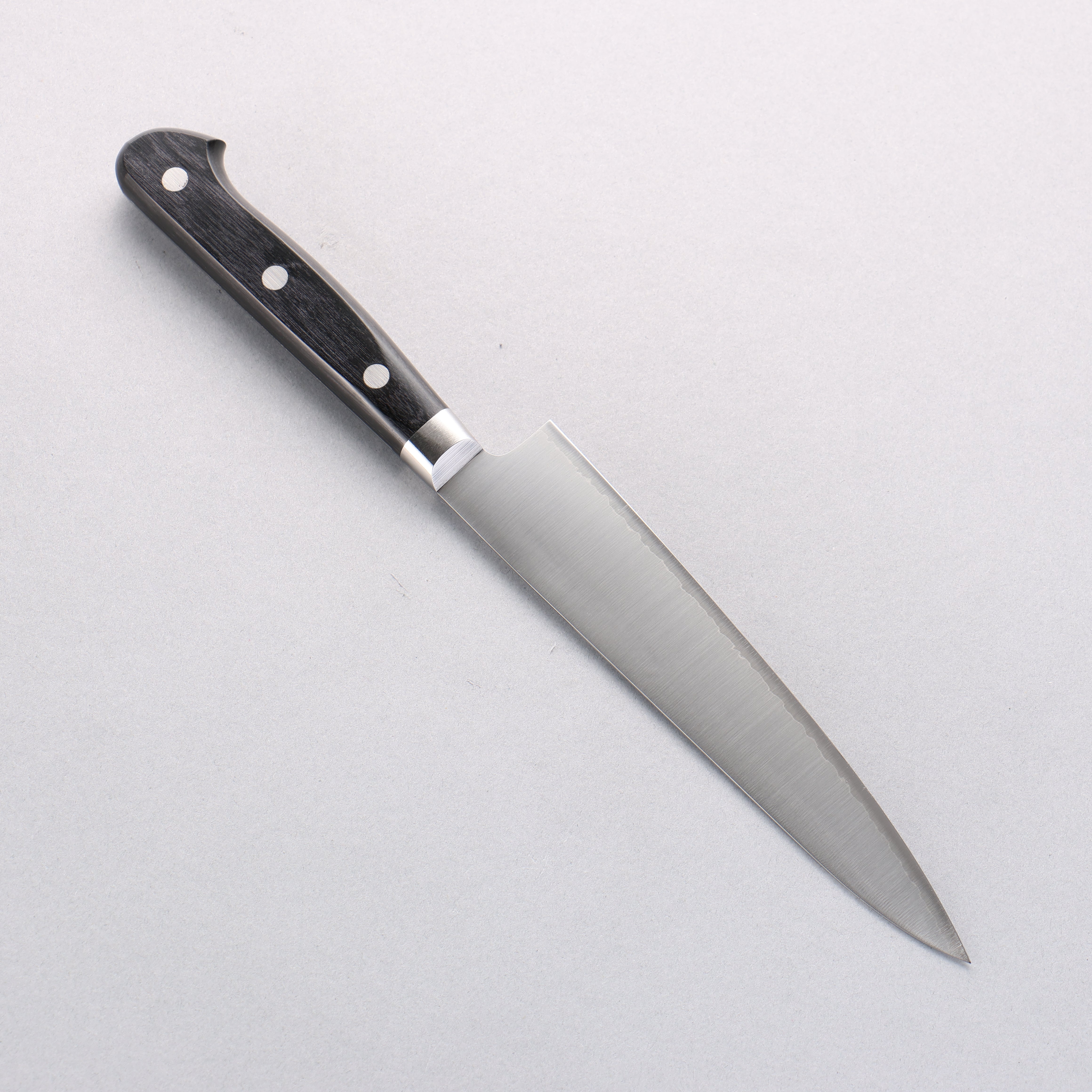 Takamura Knives VG10 Migaki Finished Petty-Utility 150mm Black Pakka wood Handle - Japanny - Best Japanese Knife