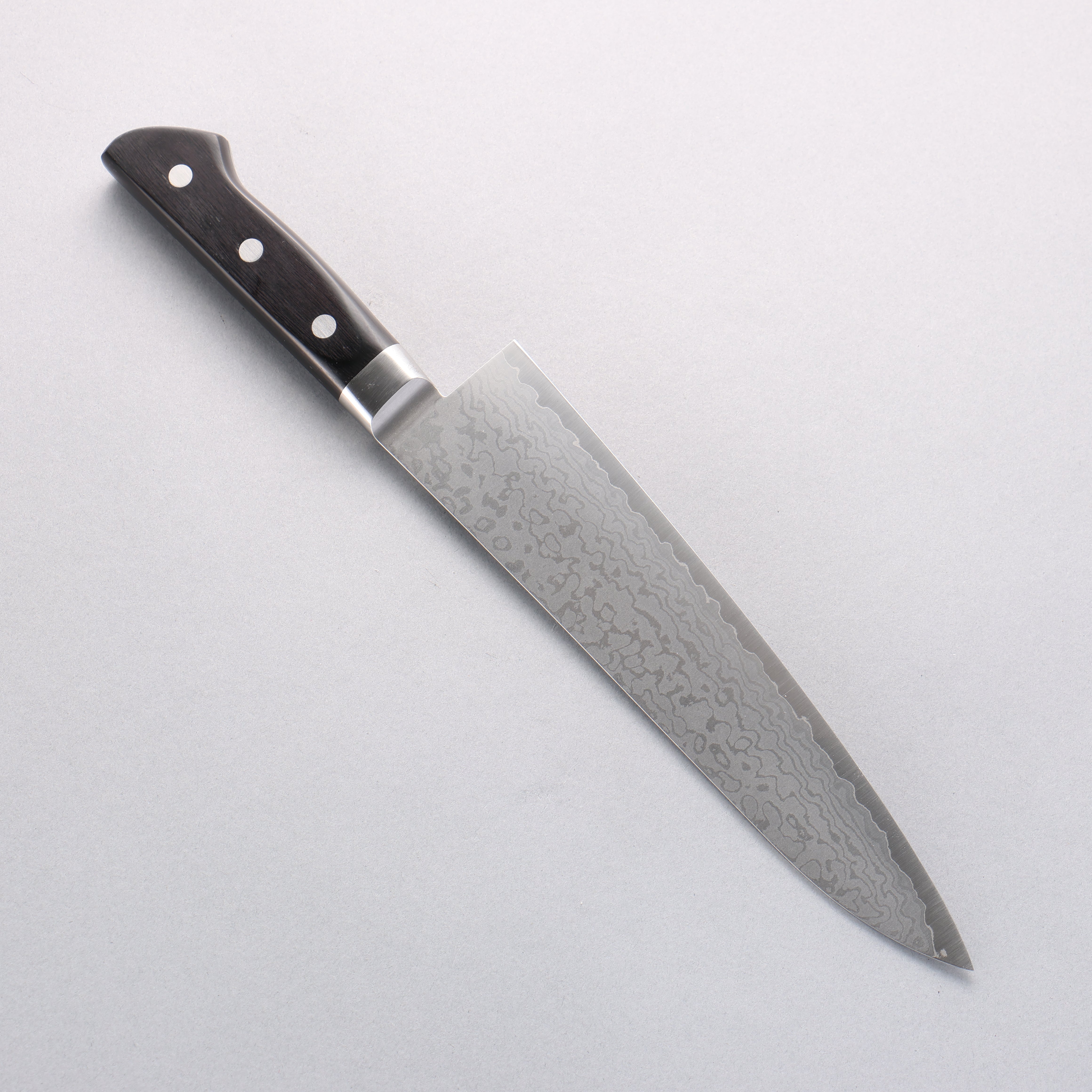 Seisuke VG10 Damascus Gyuto 210mm Black Pakka wood Handle - Japanny - Best Japanese Knife