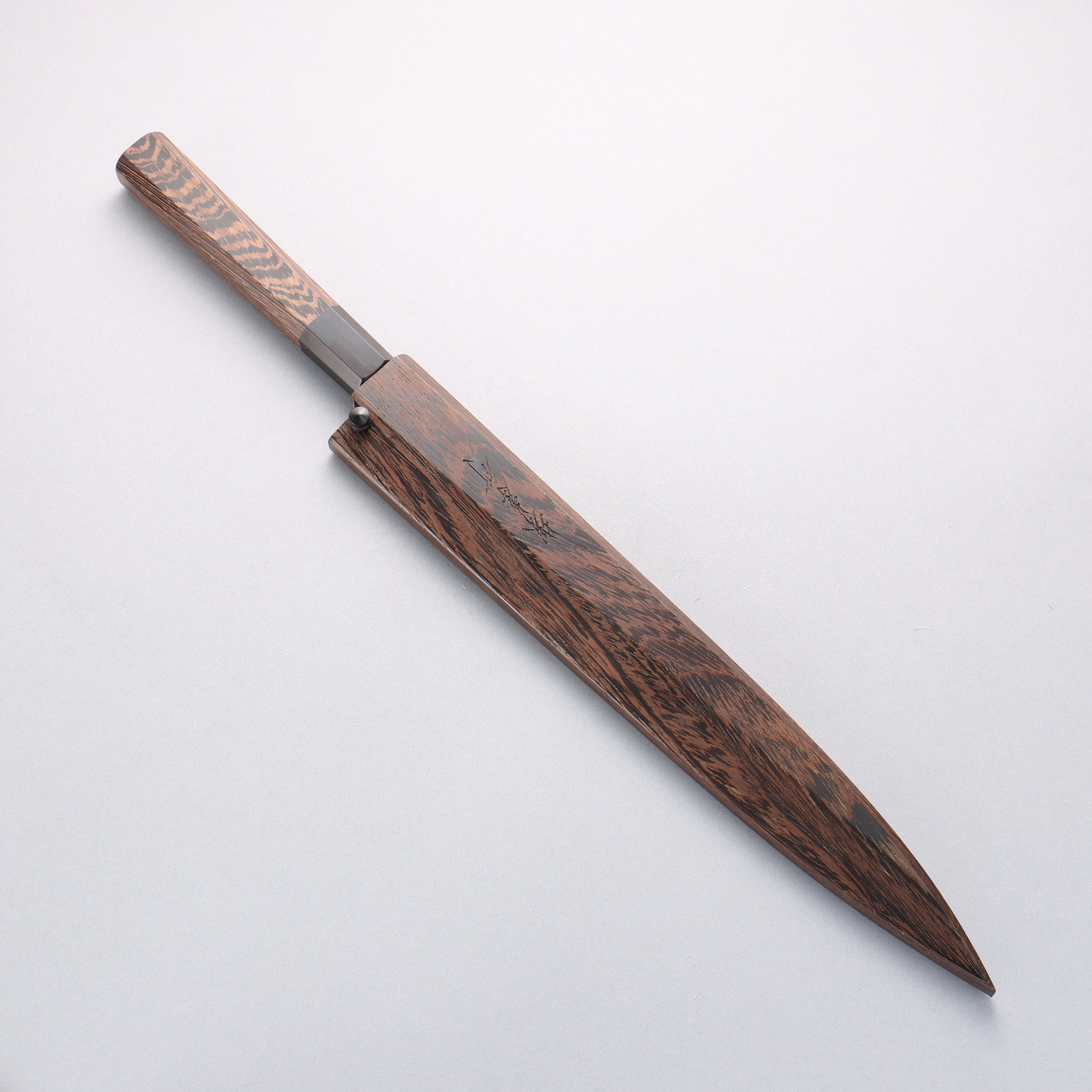 Sakai Takayuki Honyaki VG10 Dragon engraving Yanagiba 300mm Wenge Handle with Sheath - Japanny - Best Japanese Knife