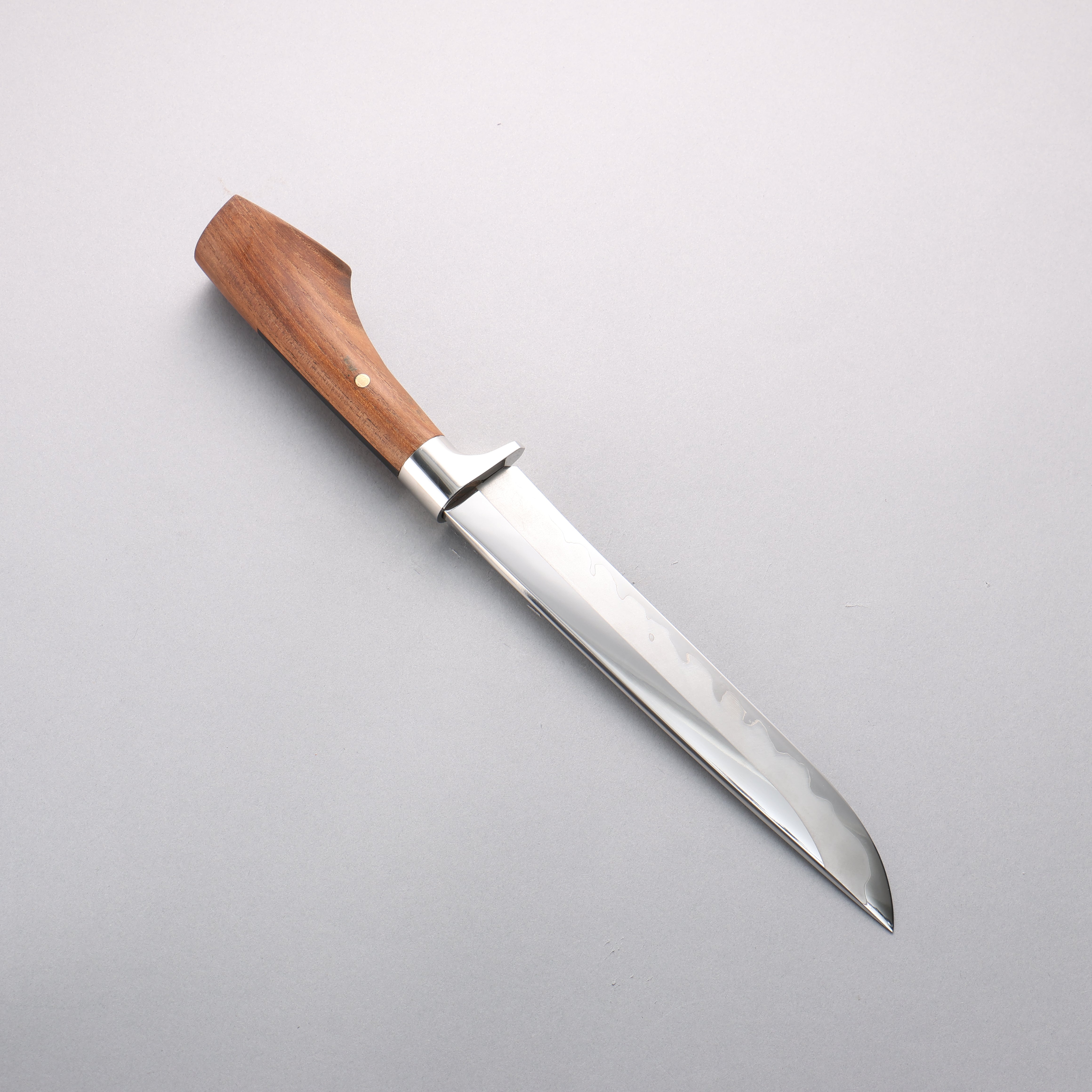 Kurotori Silver Steel No.3 Migaki Finished Sword Machete Natural wood Handle with Sheath 225mm - Japanny - Best Japanese Knife