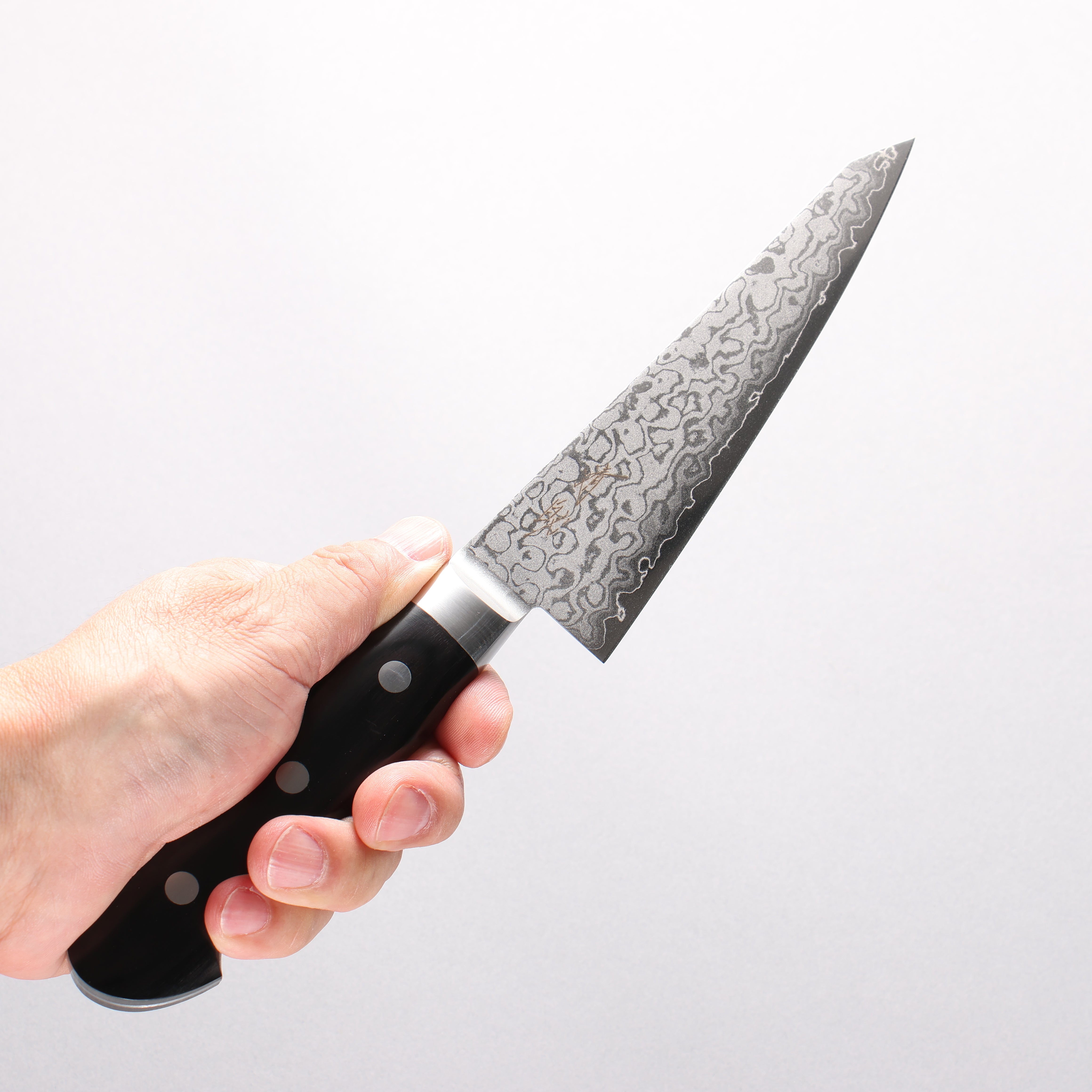 Seisuke VG10 8 Layer Damascus Migaki Finished Honesuki Boning 150mm Black Pakka wood Handle - Japanny - Best Japanese Knife