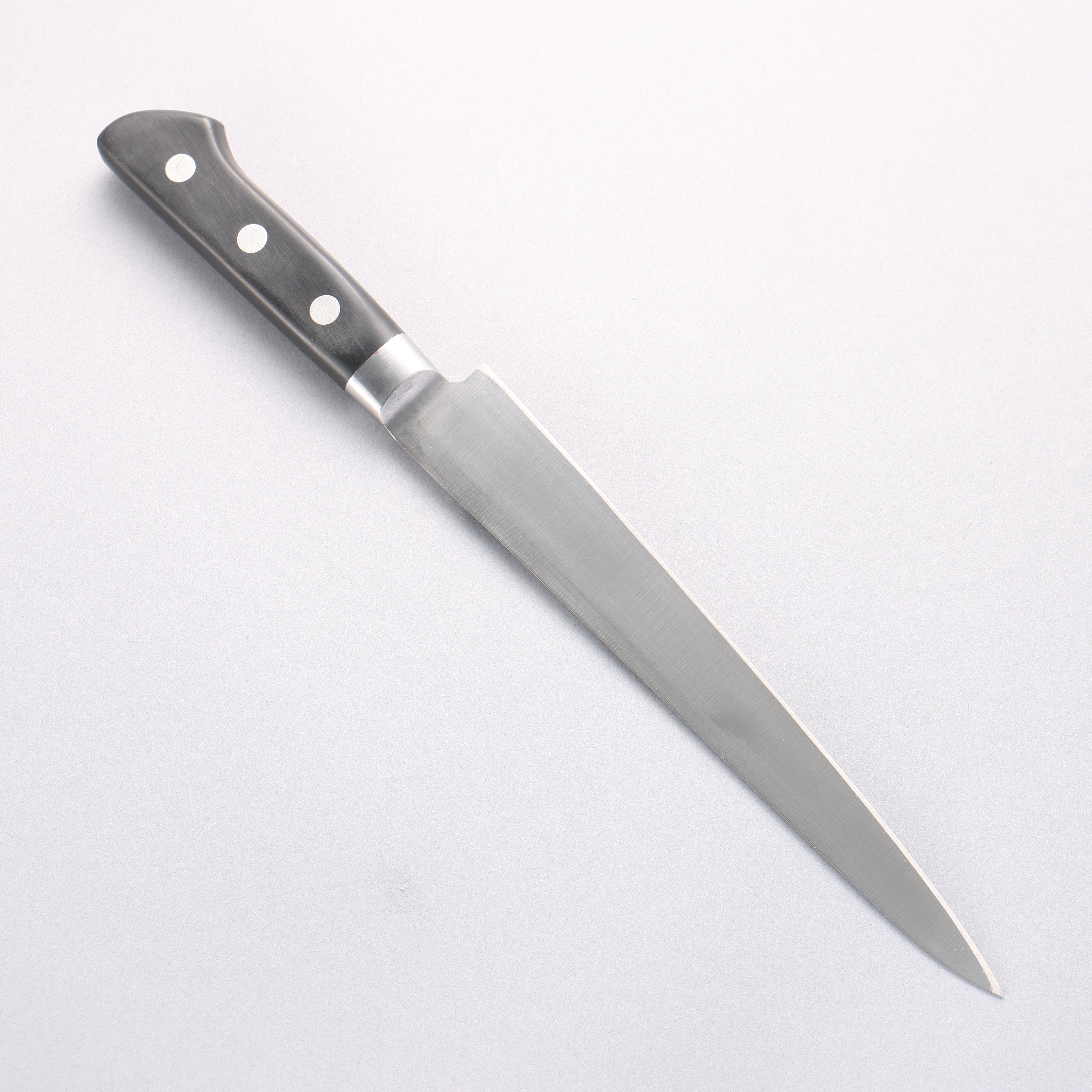 Sakai Takayuki [Left Handed] Japanese Steel Sujihiki 210mm Black Pakka wood Handle - Japanny - Best Japanese Knife
