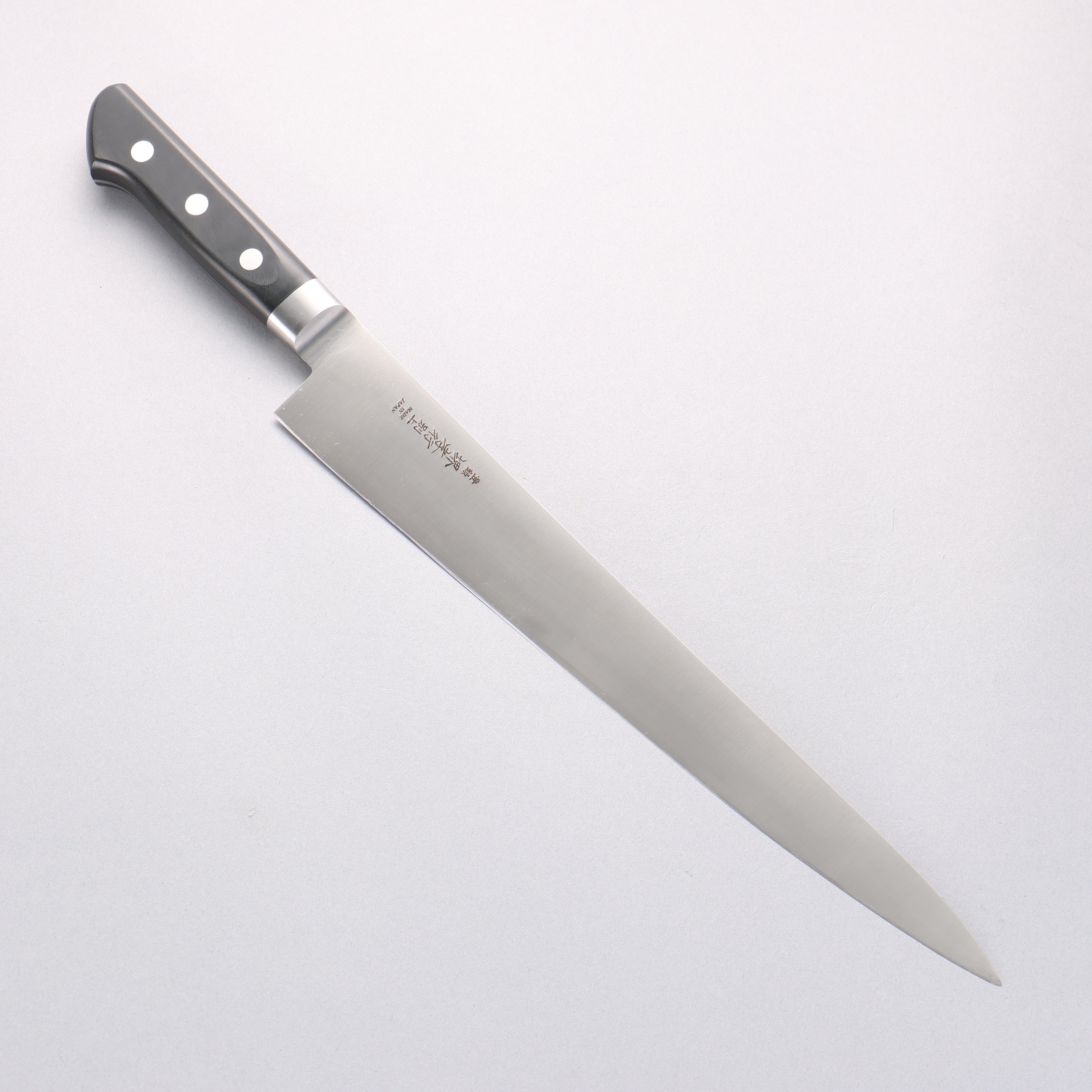Sakai Takayuki [Left Handed] Japanese Steel Sujihiki 300mm Black Pakka wood Handle - Japanny - Best Japanese Knife