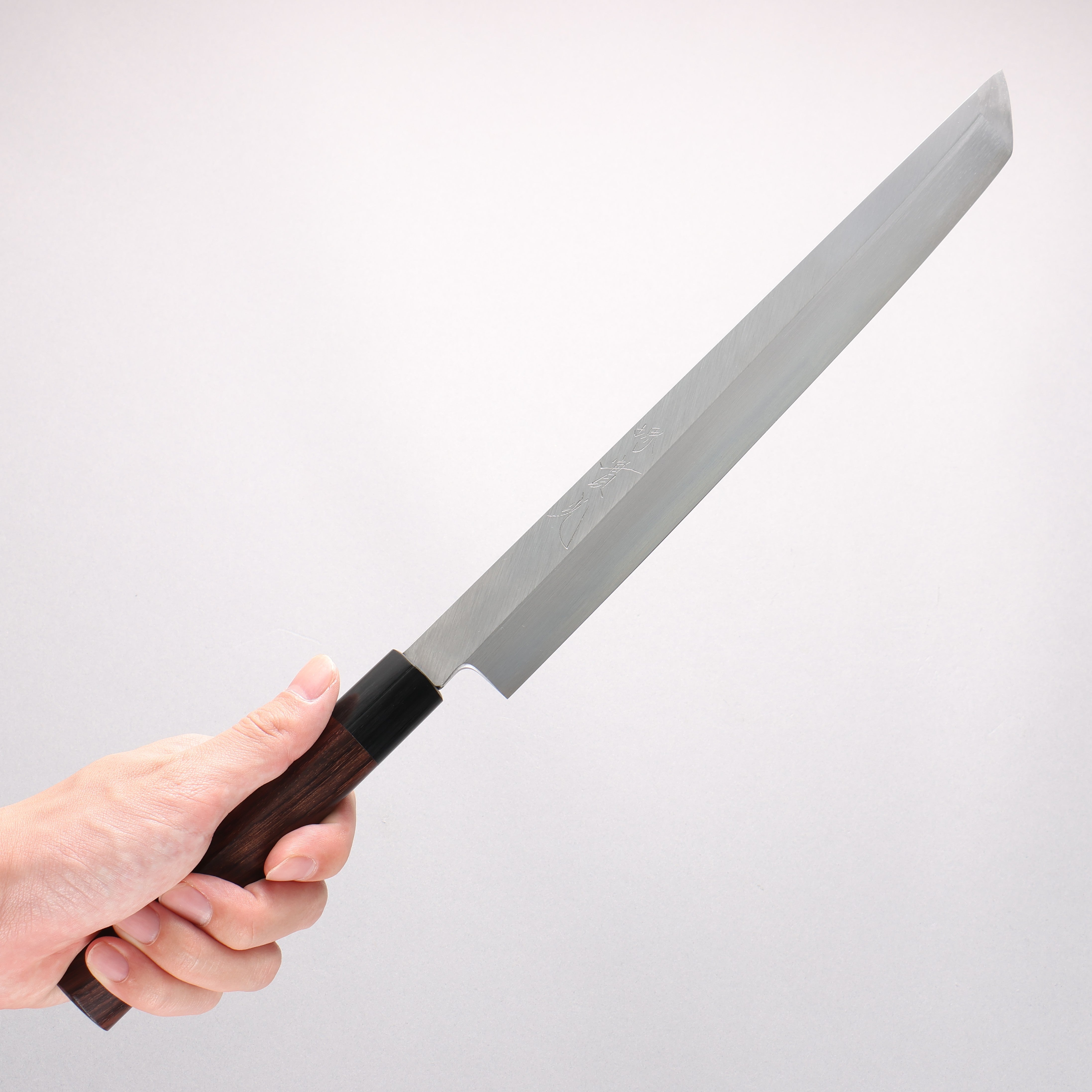 Jikko White Steel No.2 Sakimaru Yanagiba 270mm Shitan Handle - Japanny - Best Japanese Knife
