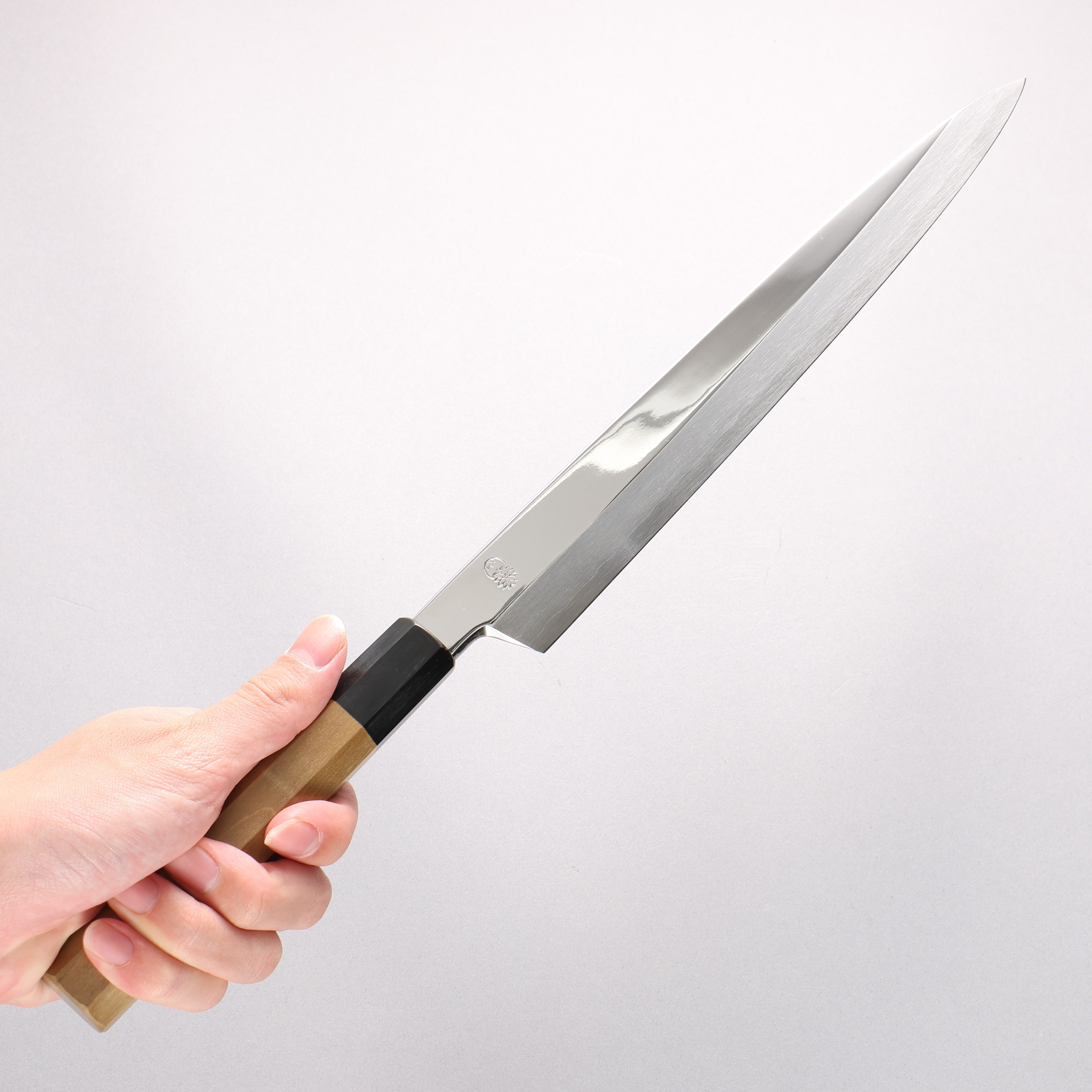 Choyo Silver Steel No.3 Mirrored Finish Yanagiba 270mm Magnolia Handle - Japanny - Best Japanese Knife