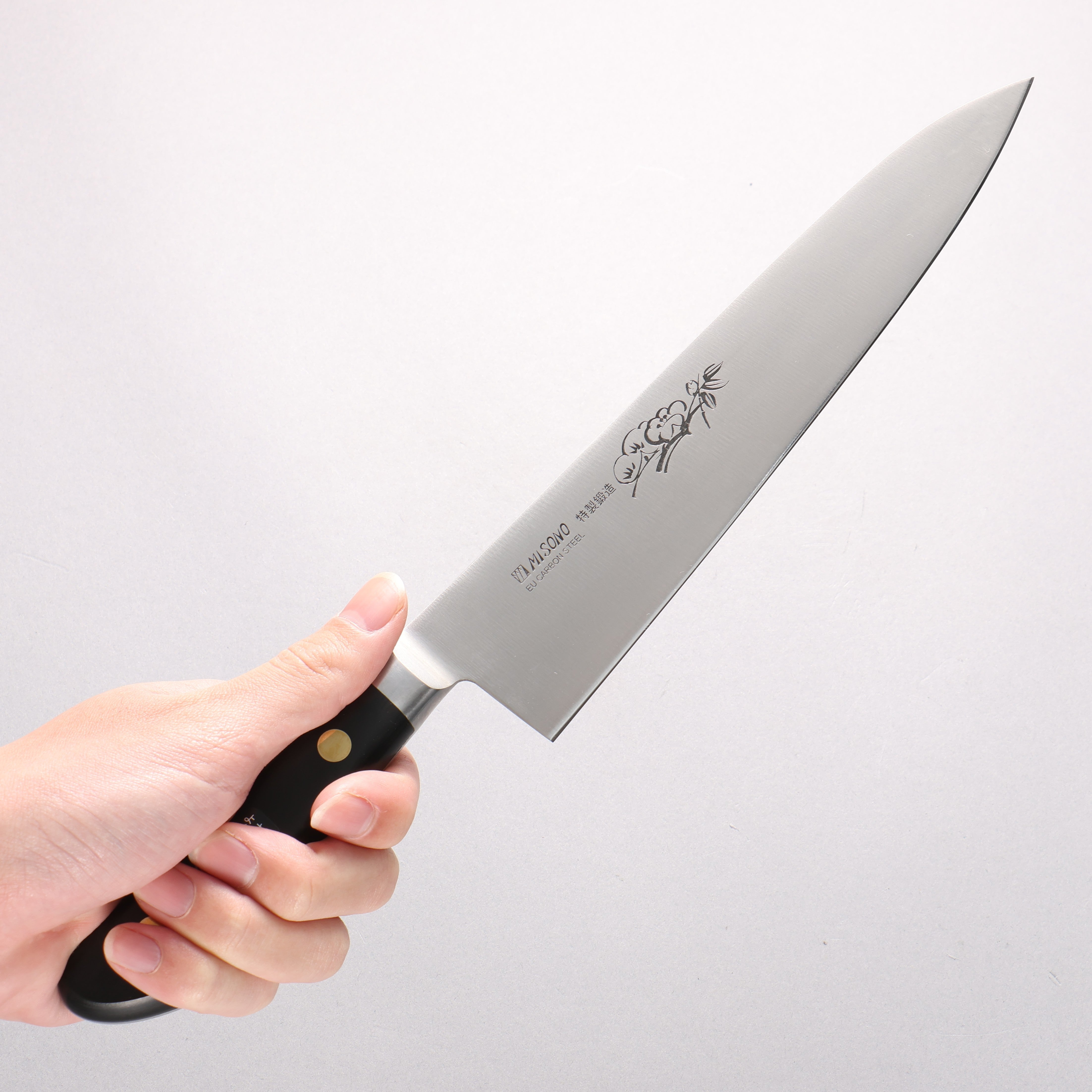 Misono Swedish Steel Ume engraving Gyuto 210mm - Japanny - Best Japanese Knife