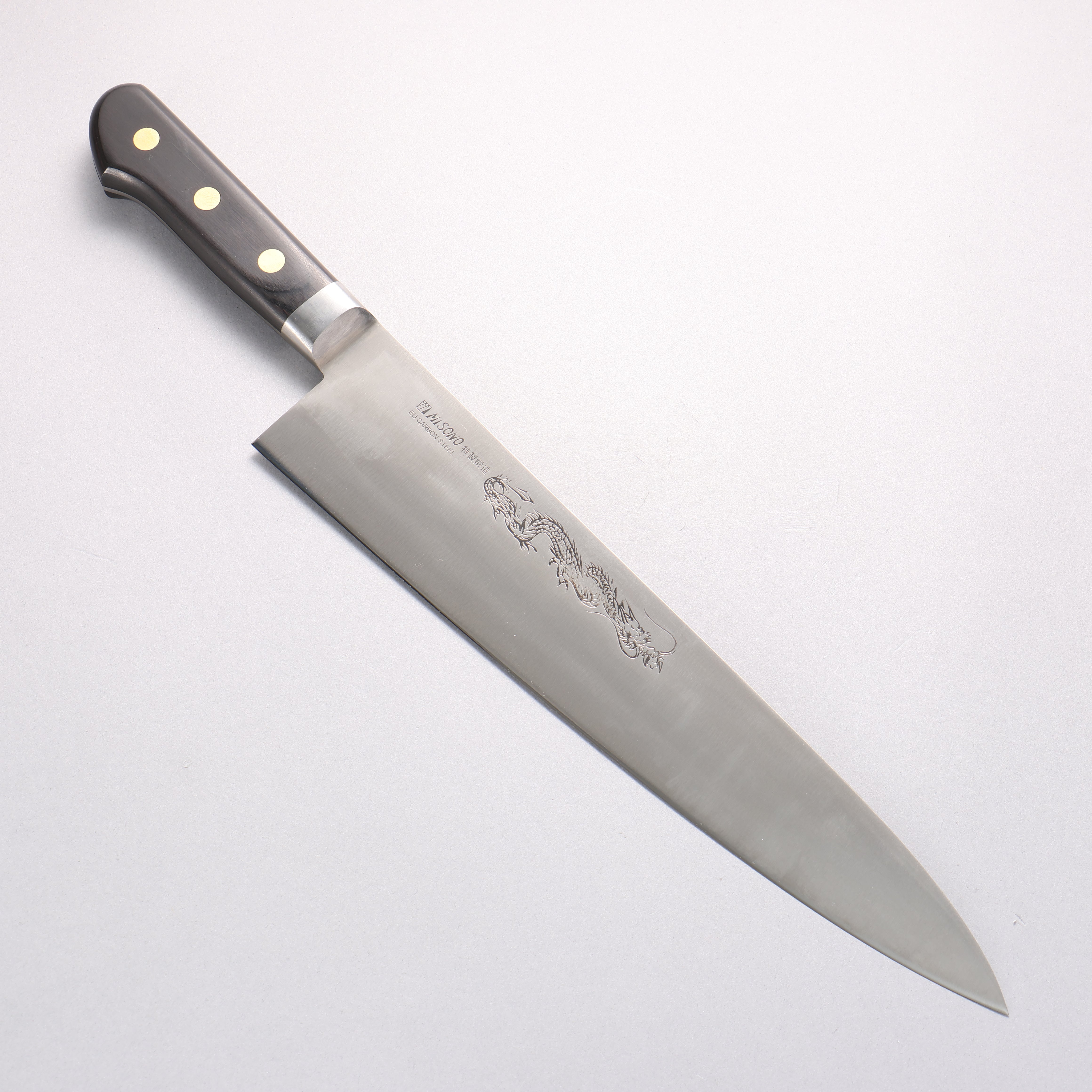 Misono Swedish Steel Dragon Engraving Gyuto - Japanny - Best Japanese Knife
