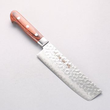 Sakai Takayuki VG10 17 Layer Damascus Nakiri 160mm (Super Deal) - Japanny - Best Japanese Knife