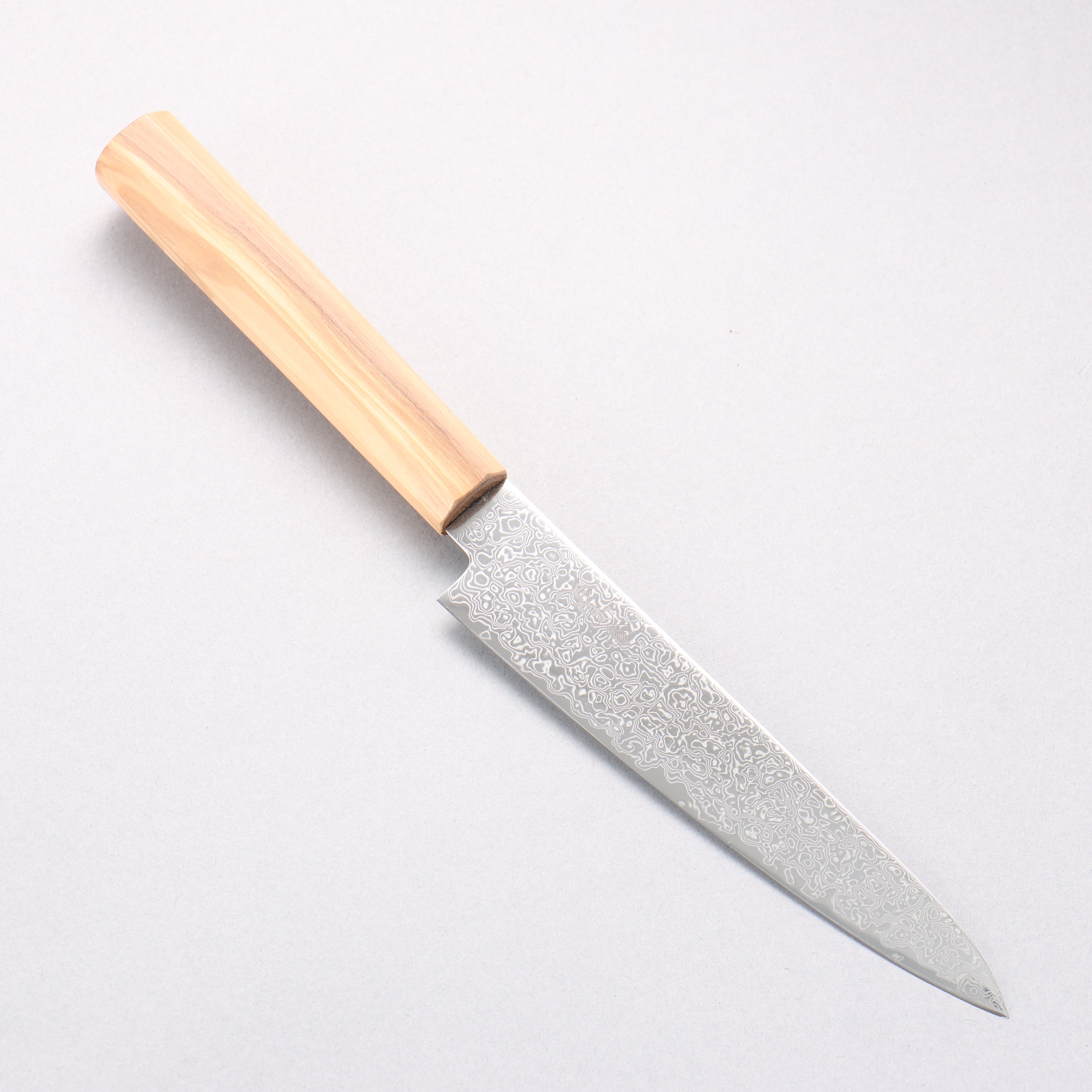 Kanjyo SG2 Damascus Petty-Utility 150mm Olive tree Handle - Japanny - Best Japanese Knife