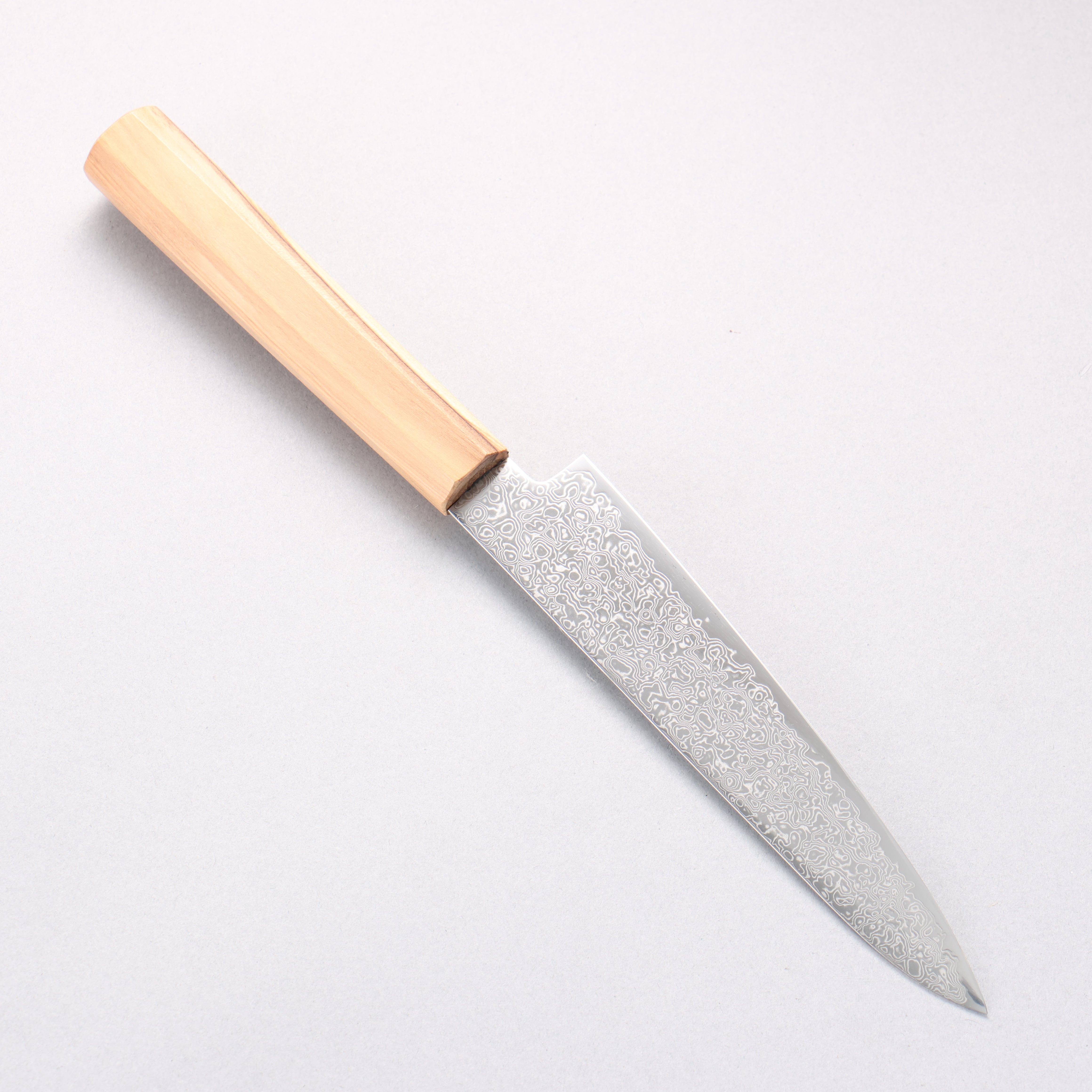 Kanjyo SG2 Damascus Petty-Utility 150mm Olive tree Handle - Japanny - Best Japanese Knife