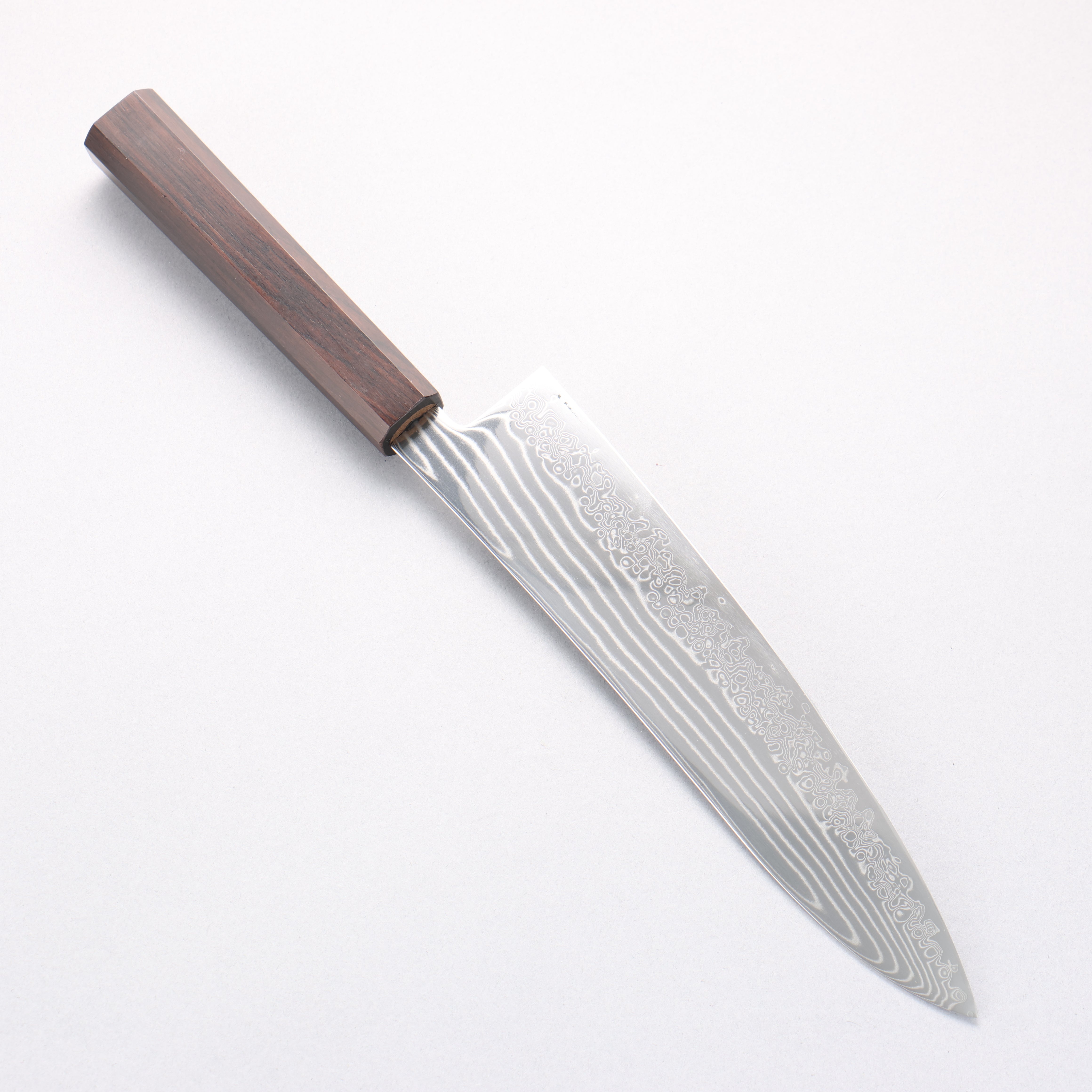 Kanjyo SG2 Damascus Wave Pattern Gyuto 210mm Ebony Wood Handle - Japanny - Best Japanese Knife