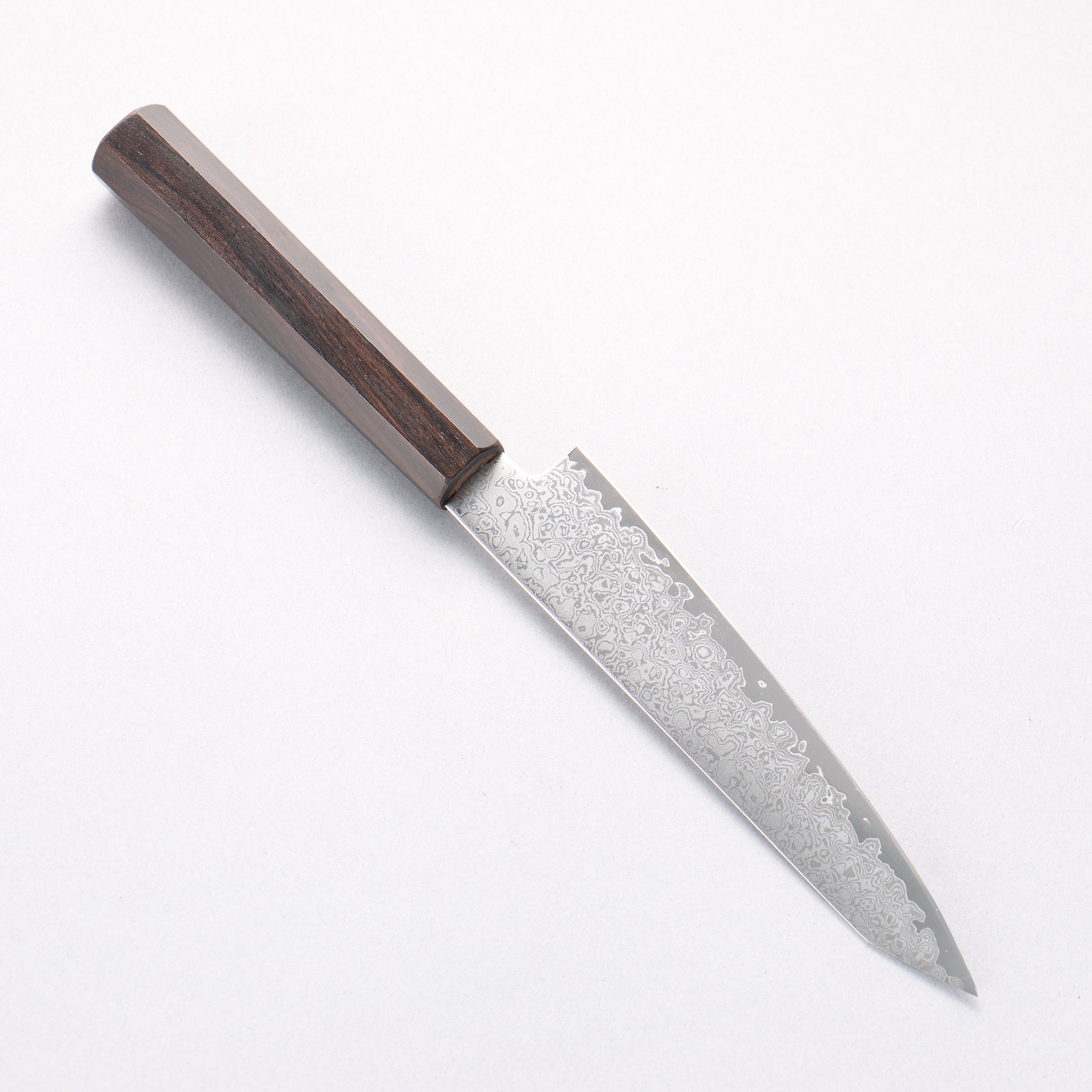 Kanjyo VG10 Damascus Kiritsuke Petty-Utility 150mm Ebony Wood Handle - Japanny - Best Japanese Knife