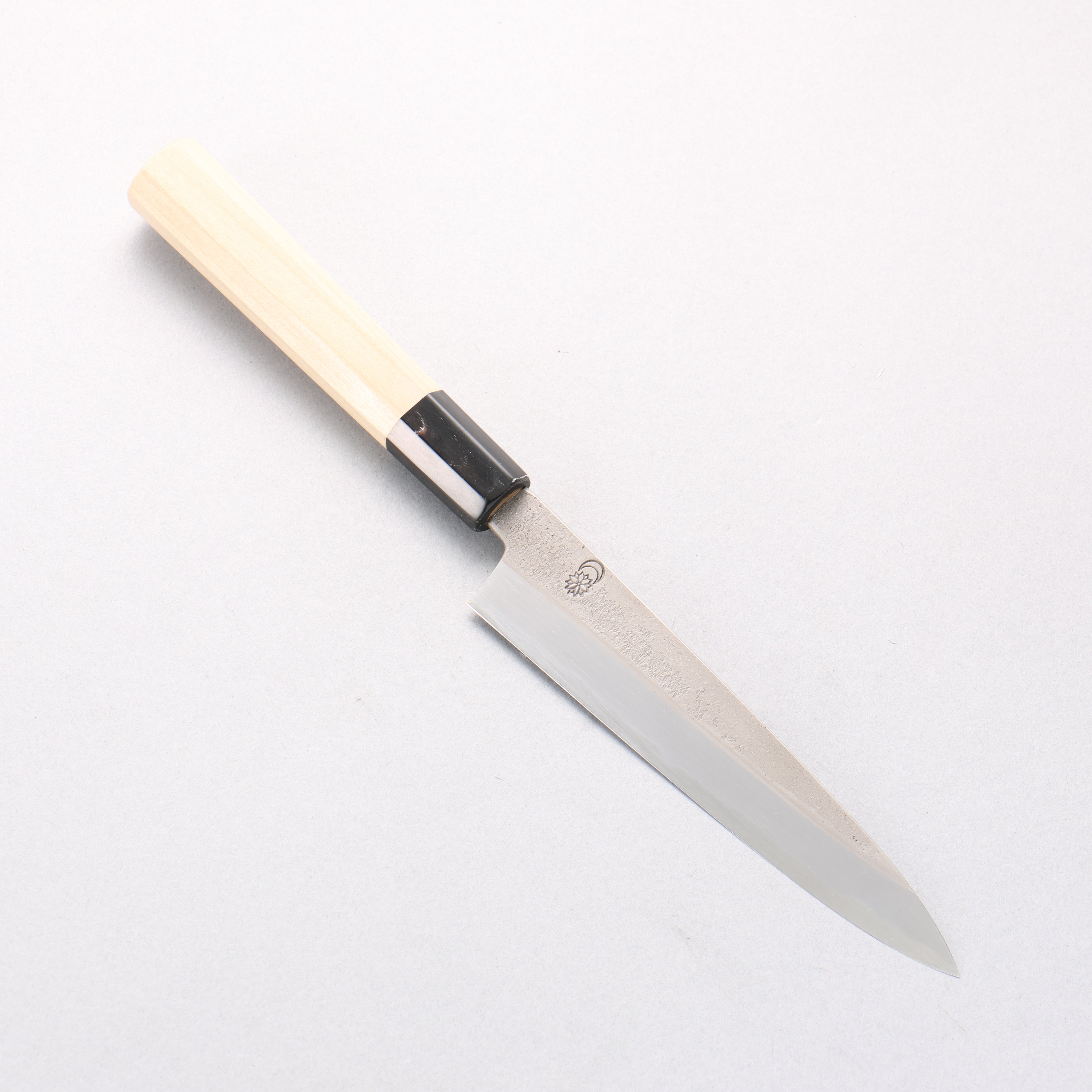 Kikuzuki White Steel No.2 Nashiji Petty-Utility 150mm Magnolia Handle - Japanny - Best Japanese Knife