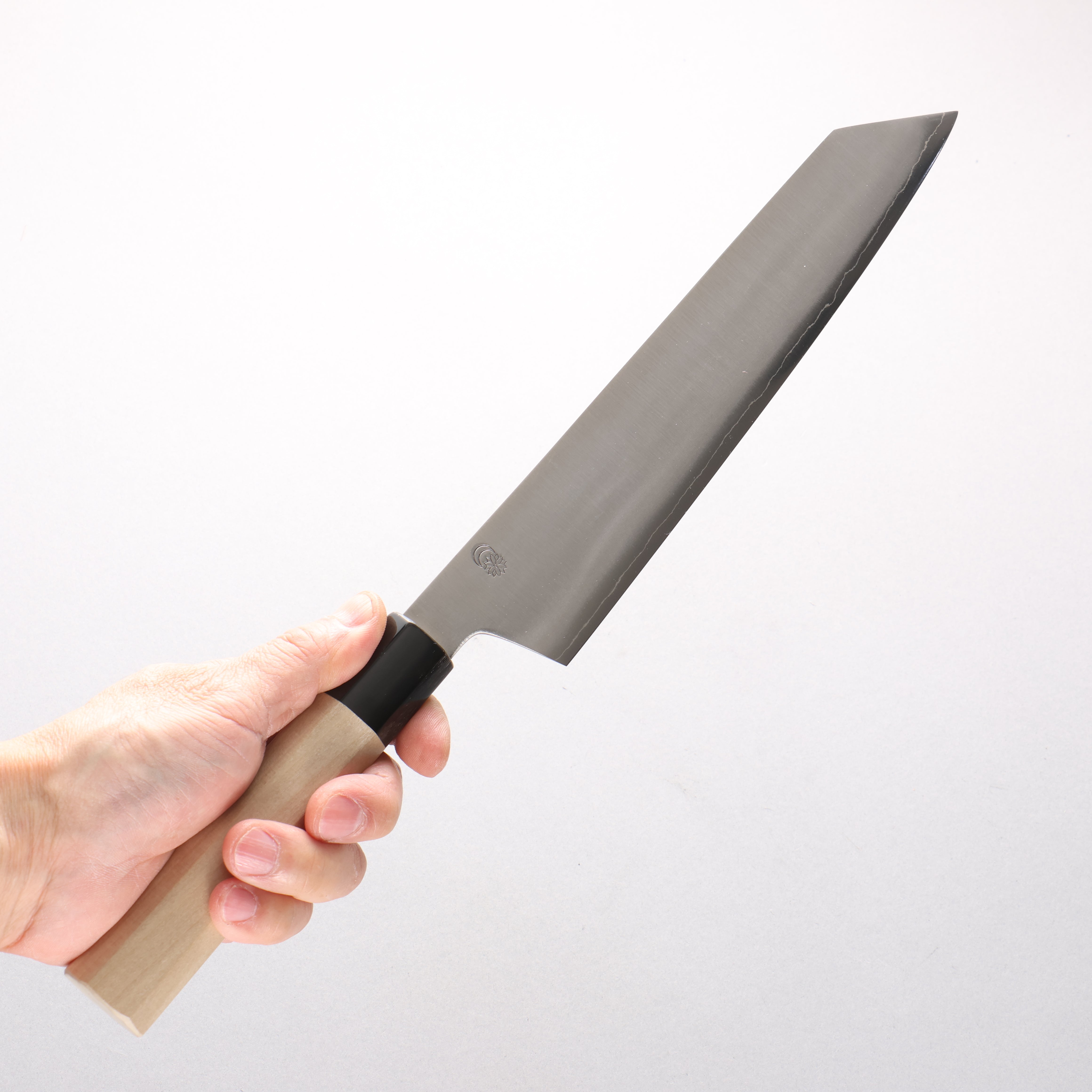 Kikuzuki Silver Steel No.3 Bokashi Kiritsuke Gyuto 240mm Magnolia Handle - Japanny - Best Japanese Knife