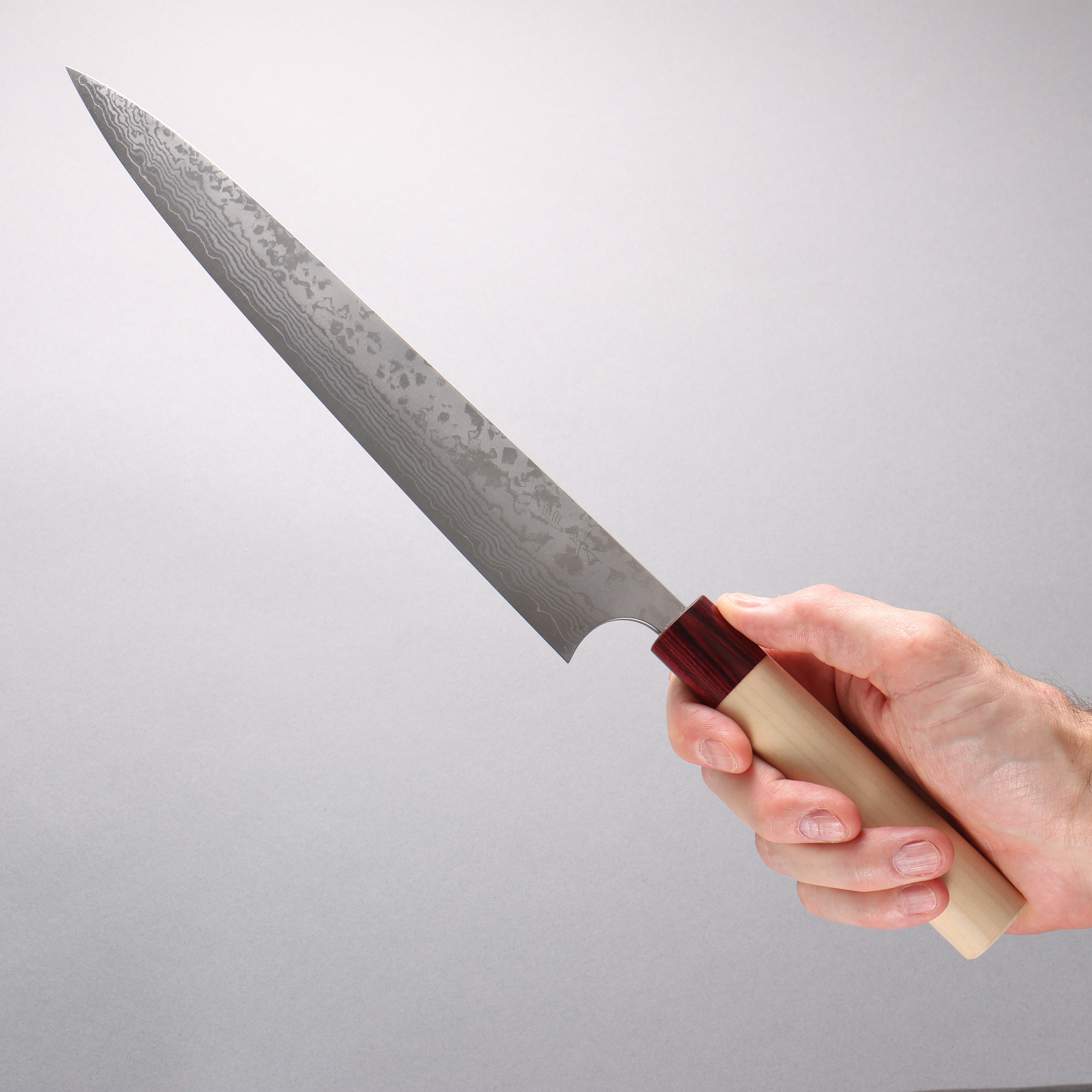 Masakage Kiri VG10 Damascus Sujihiki 270mm Magnolia Handle - Japanny - Best Japanese Knife