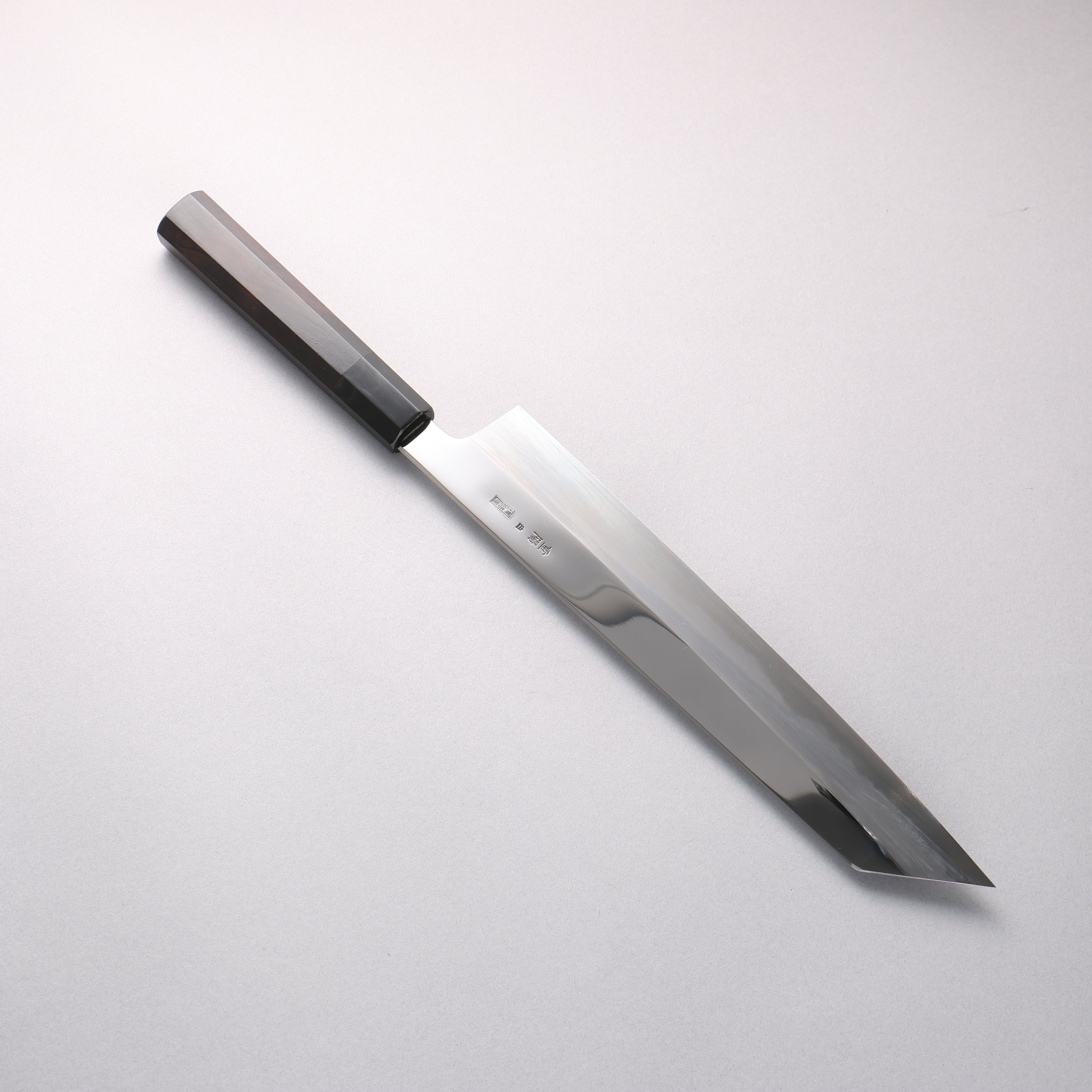Choyo White Steel Mirrored Finish Kiritsuke Gyuto 270mm Ebony Wood (ferrule: Black Water Buffalo Horn) Handle - Japanny - Best Japanese Knife