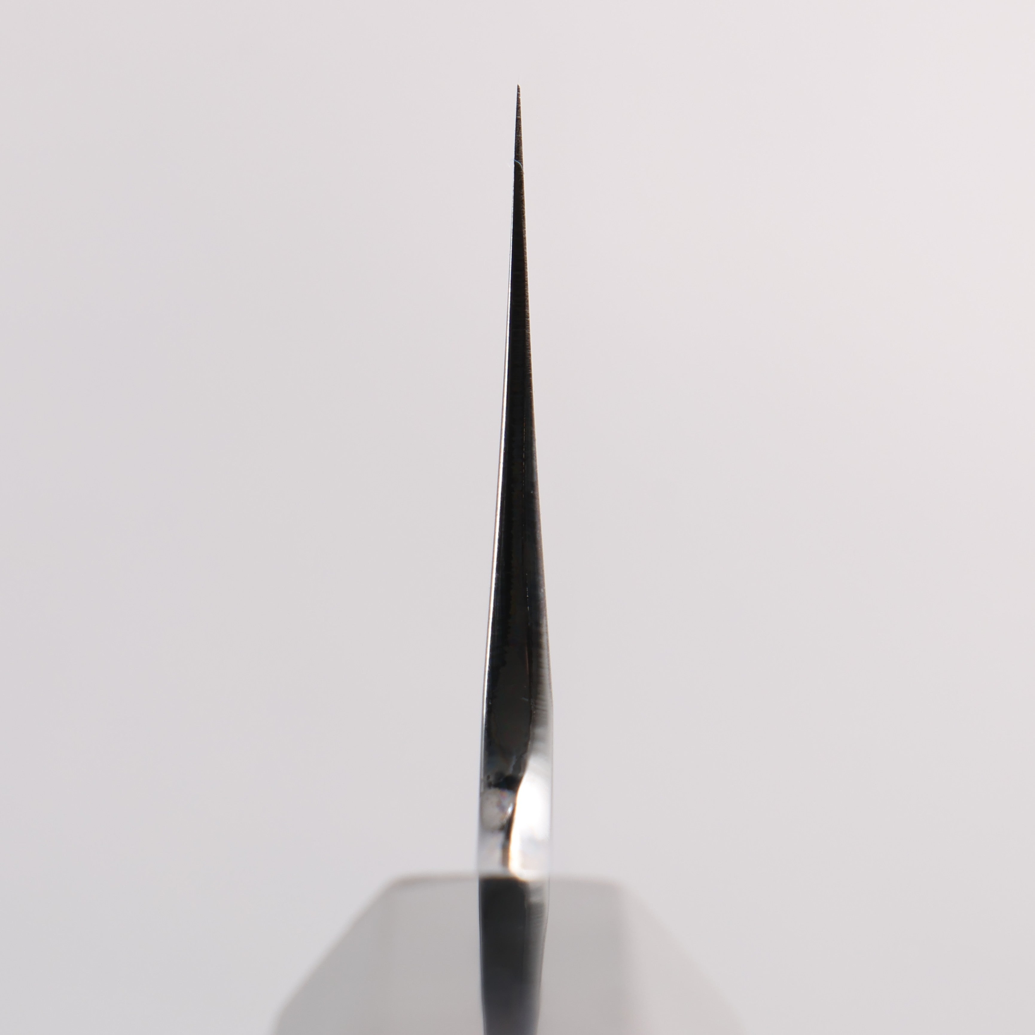 Choyo Blue Steel No.1 Mirrored Finish Santoku 180mm Ebony Wood (ferrule: Black Water Buffalo Horn) Handle - Japanny - Best Japanese Knife