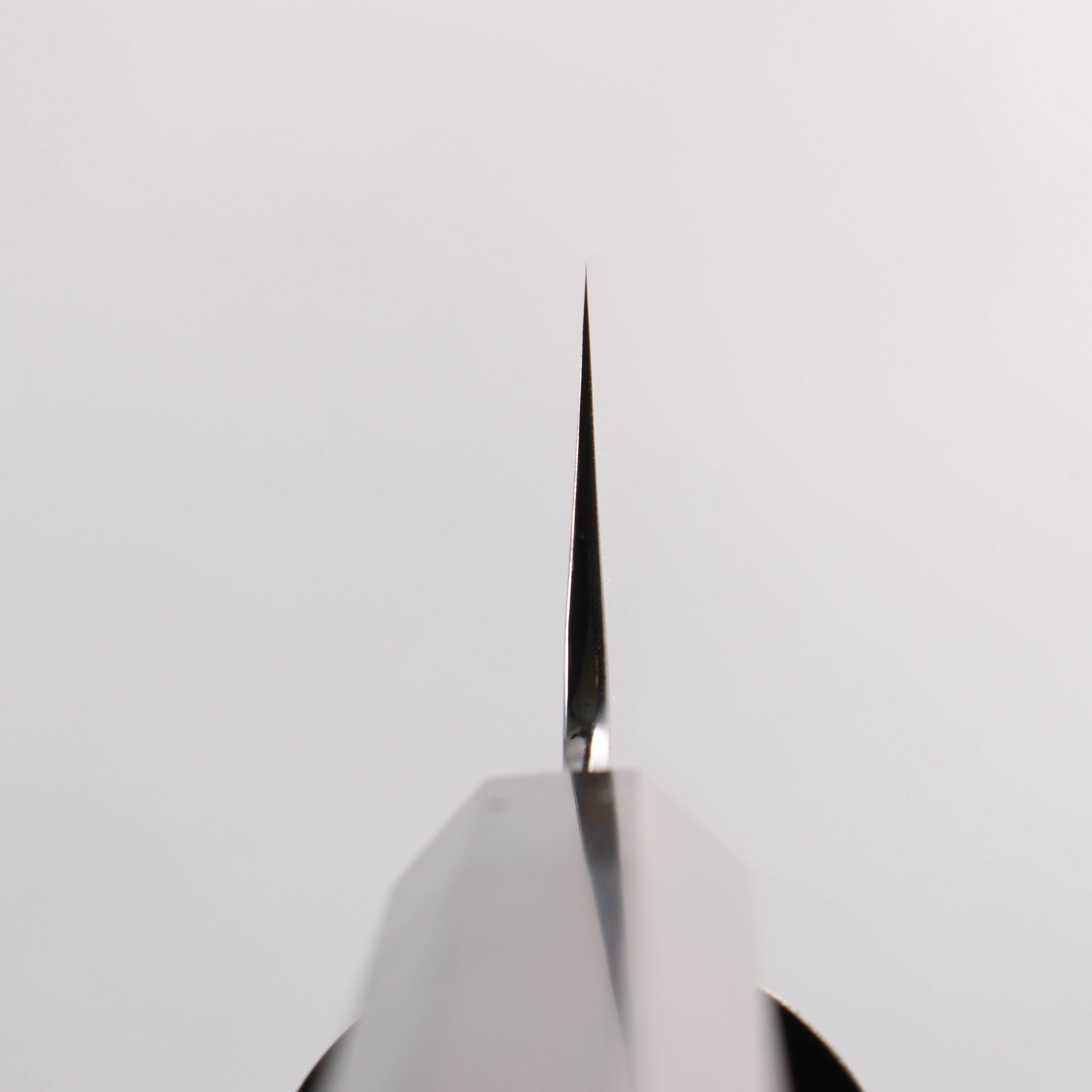 Choyo Blue Steel No.1 Mirrored Finish Kiritsuke Santoku 180mm Ebony Wood (ferrule: Black Water Buffalo Horn) Handle - Japanny - Best Japanese Knife