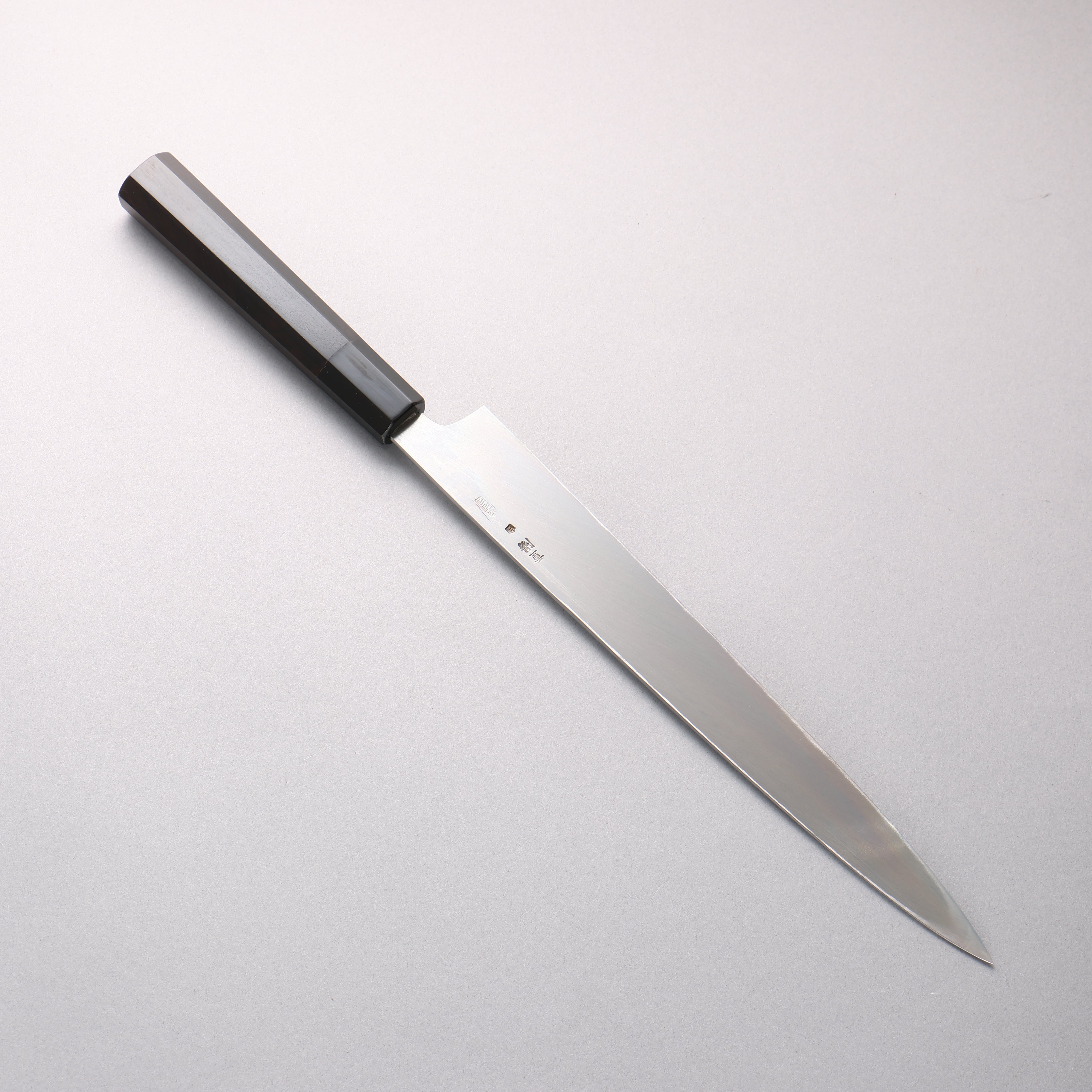 Choyo White Steel Mirrored Finish Yanagiba 270mm Ebony Wood (ferrule: Black Water Buffalo Horn) Handle - Japanny - Best Japanese Knife