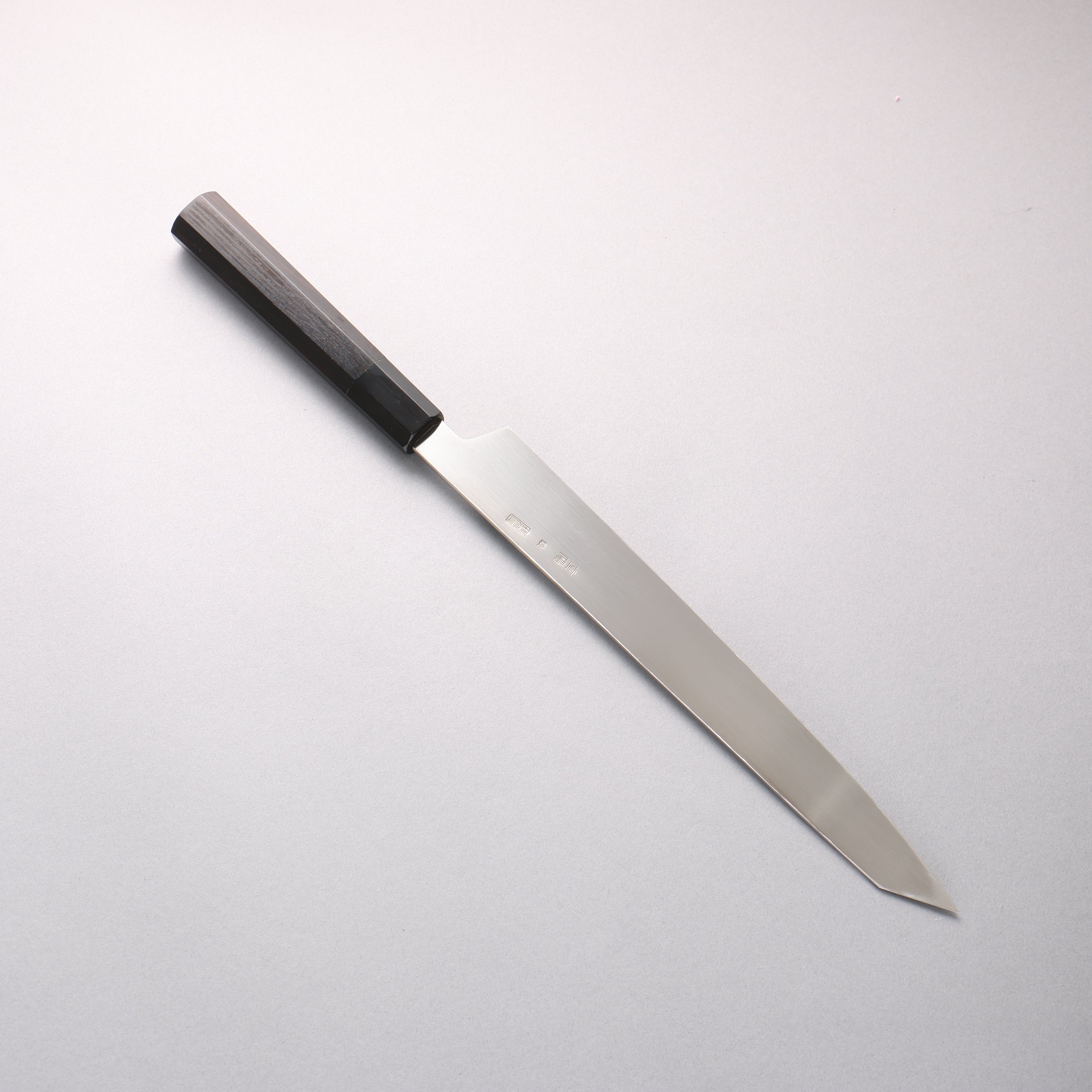 Choyo Silver Steel No.3 Mirrored Finish Kiritsuke Yanagiba 270mm Ebony Wood (ferrule: Black Water Buffalo Horn) Handle - Japanny - Best Japanese Knife