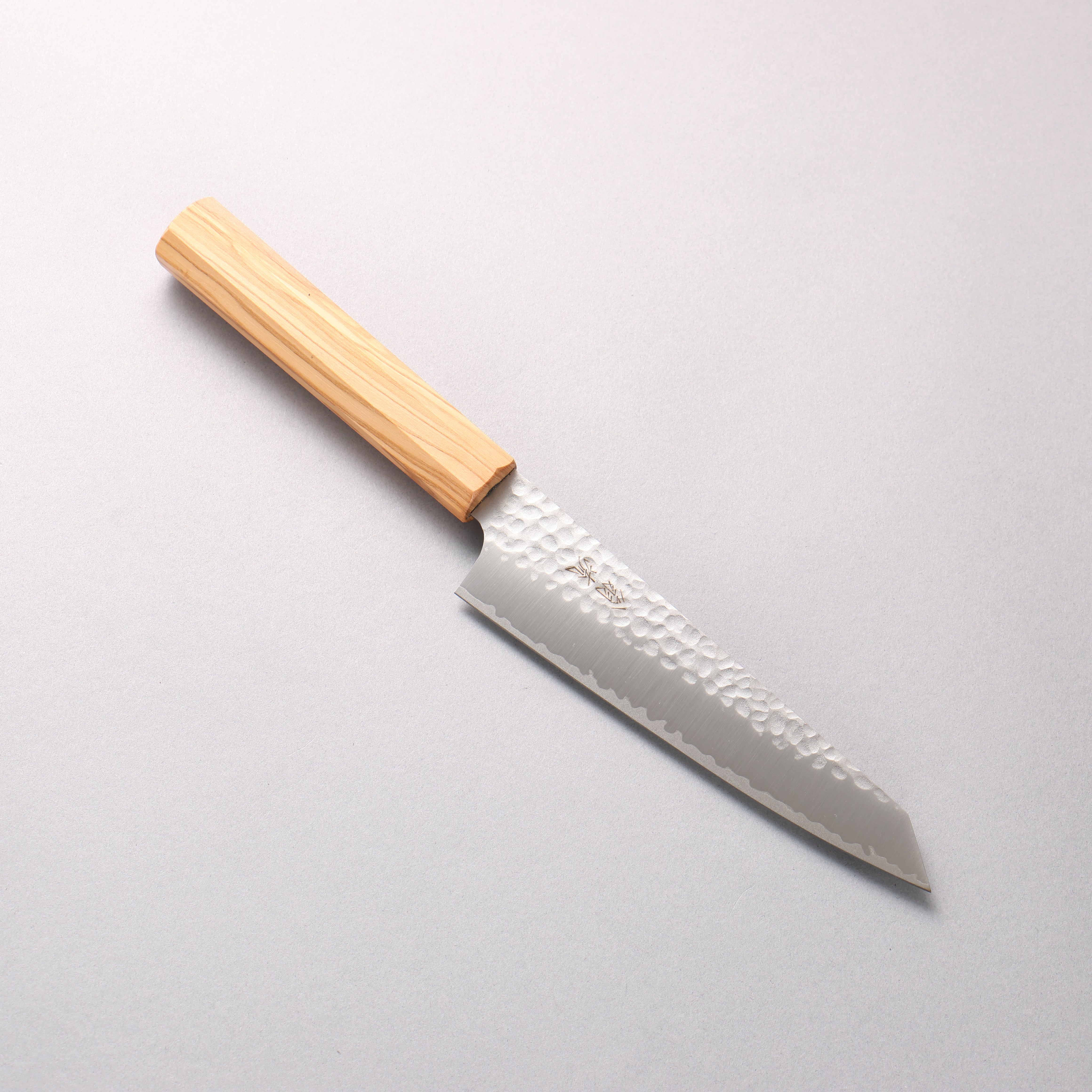 Oul VG10 Hammered Kiritsuke Petty-Utility 150mm Olive tree Handle