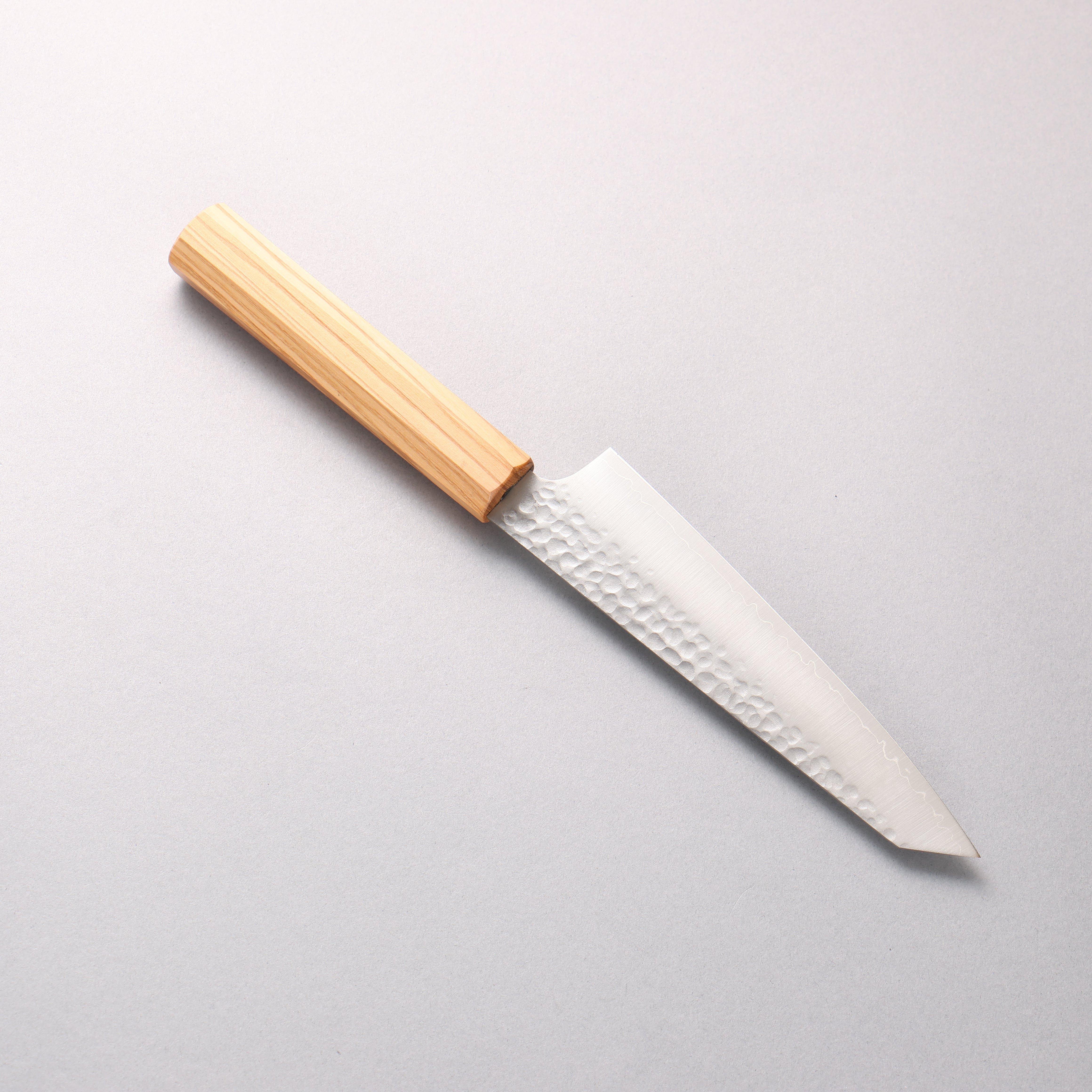 Oul VG10 Hammered Kiritsuke Petty-Utility 150mm Olive tree Handle - Japanny - Best Japanese Knife
