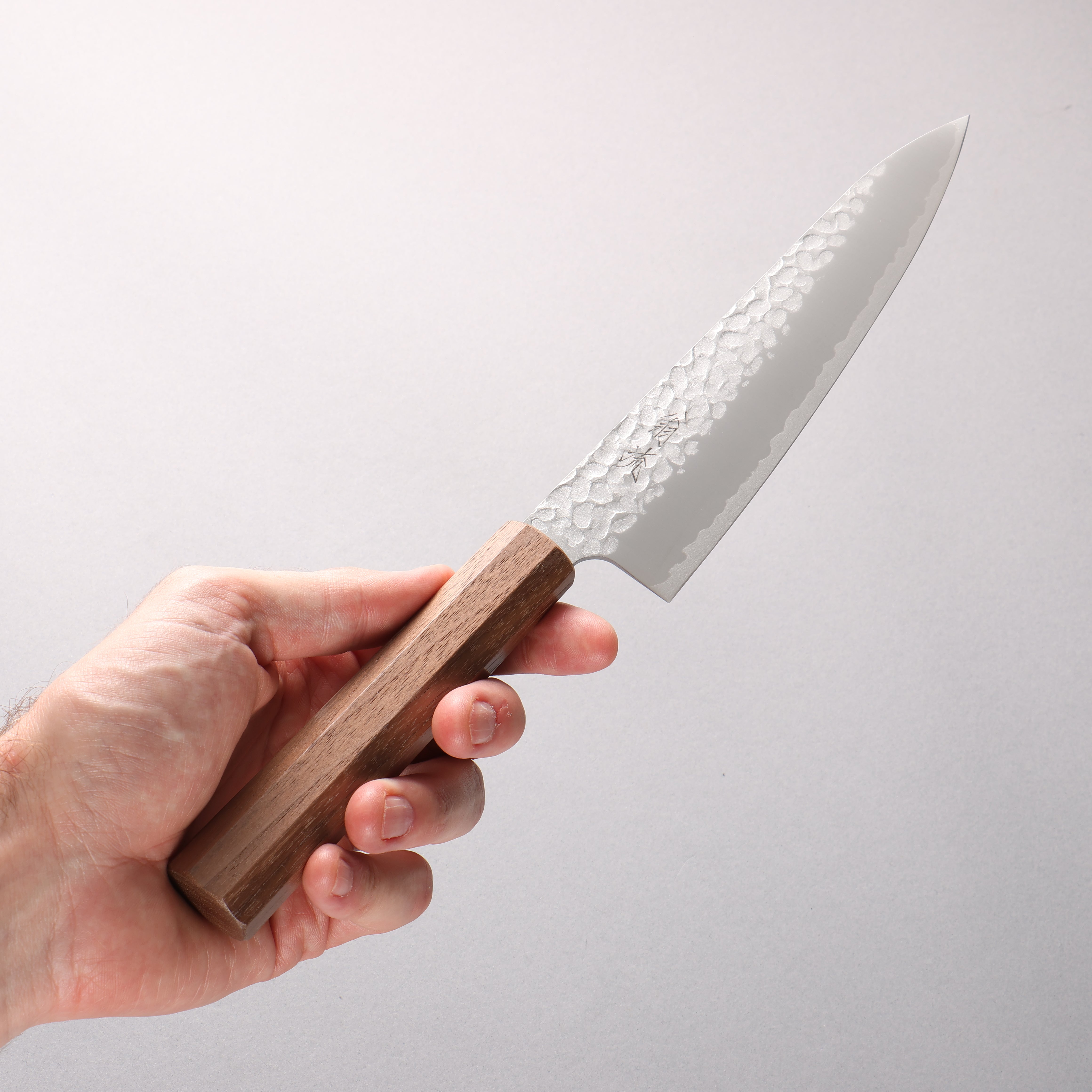 Oul VG10 Hammered Gyuto 180mm Walnut Handle - Japanny - Best Japanese Knife