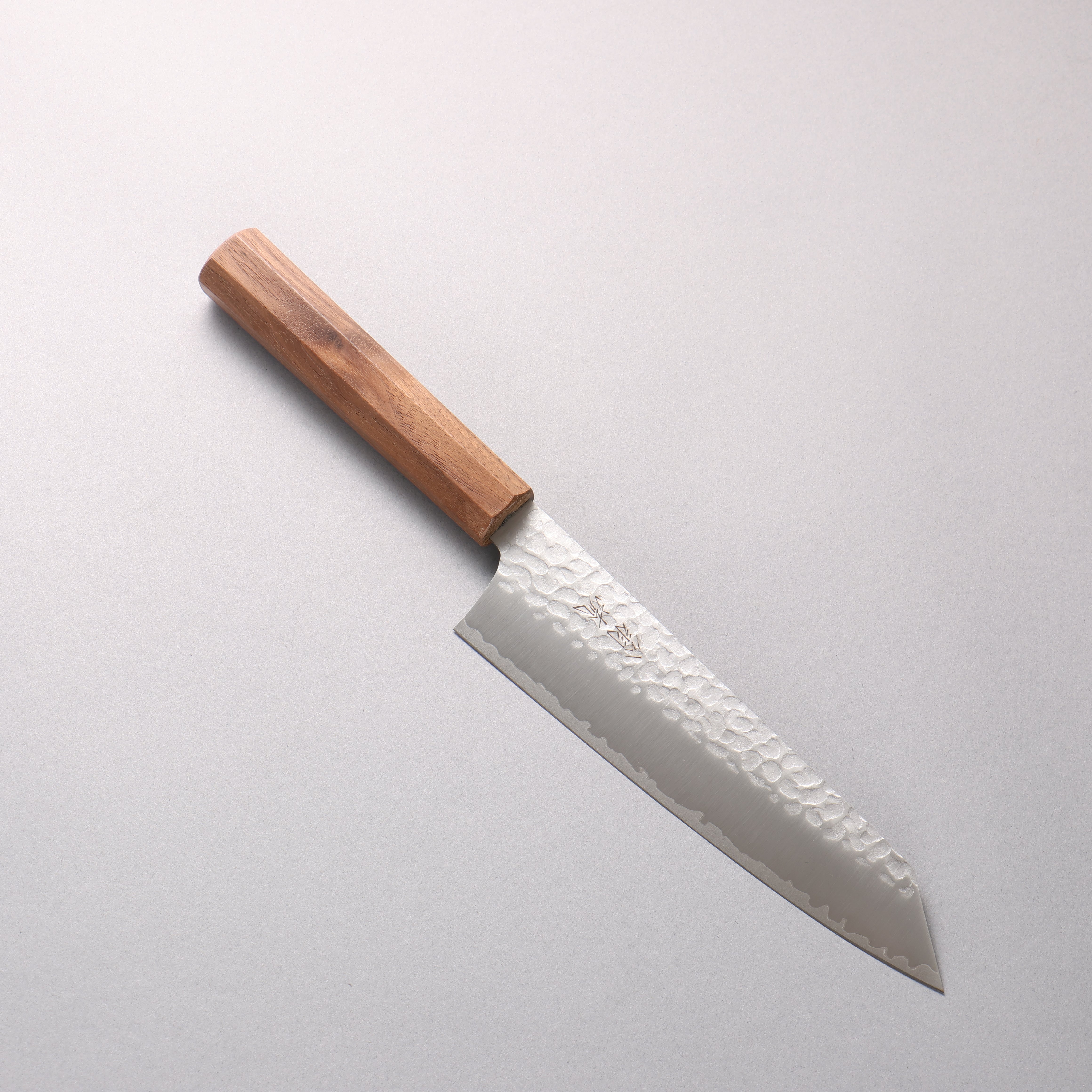Oul VG10 Hammered Kiritsuke Gyuto 180mm Walnut Handle