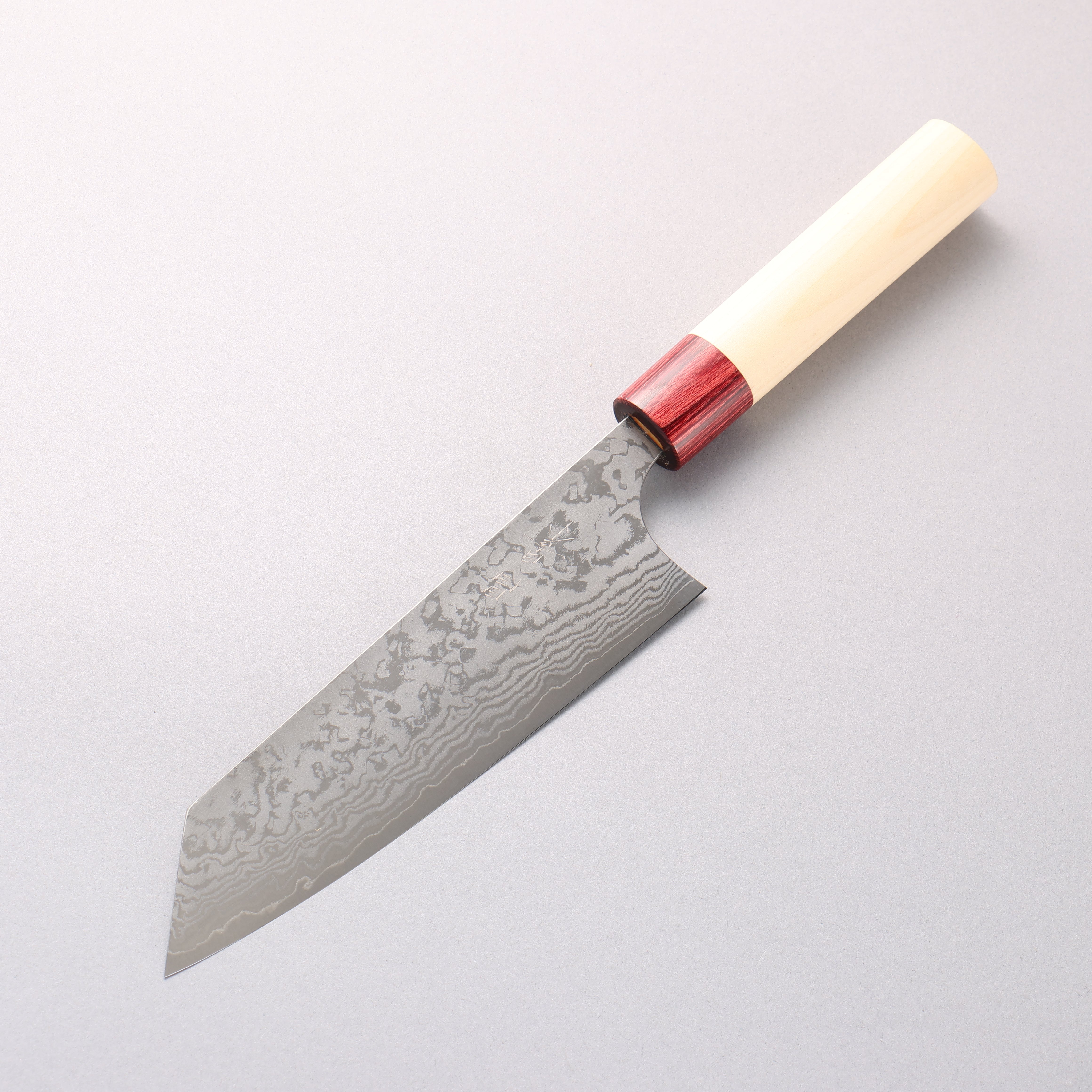Masakage Kiri VG10 Damascus Bunka 170mm Magnolia Handle - Japanny - Best Japanese Knife