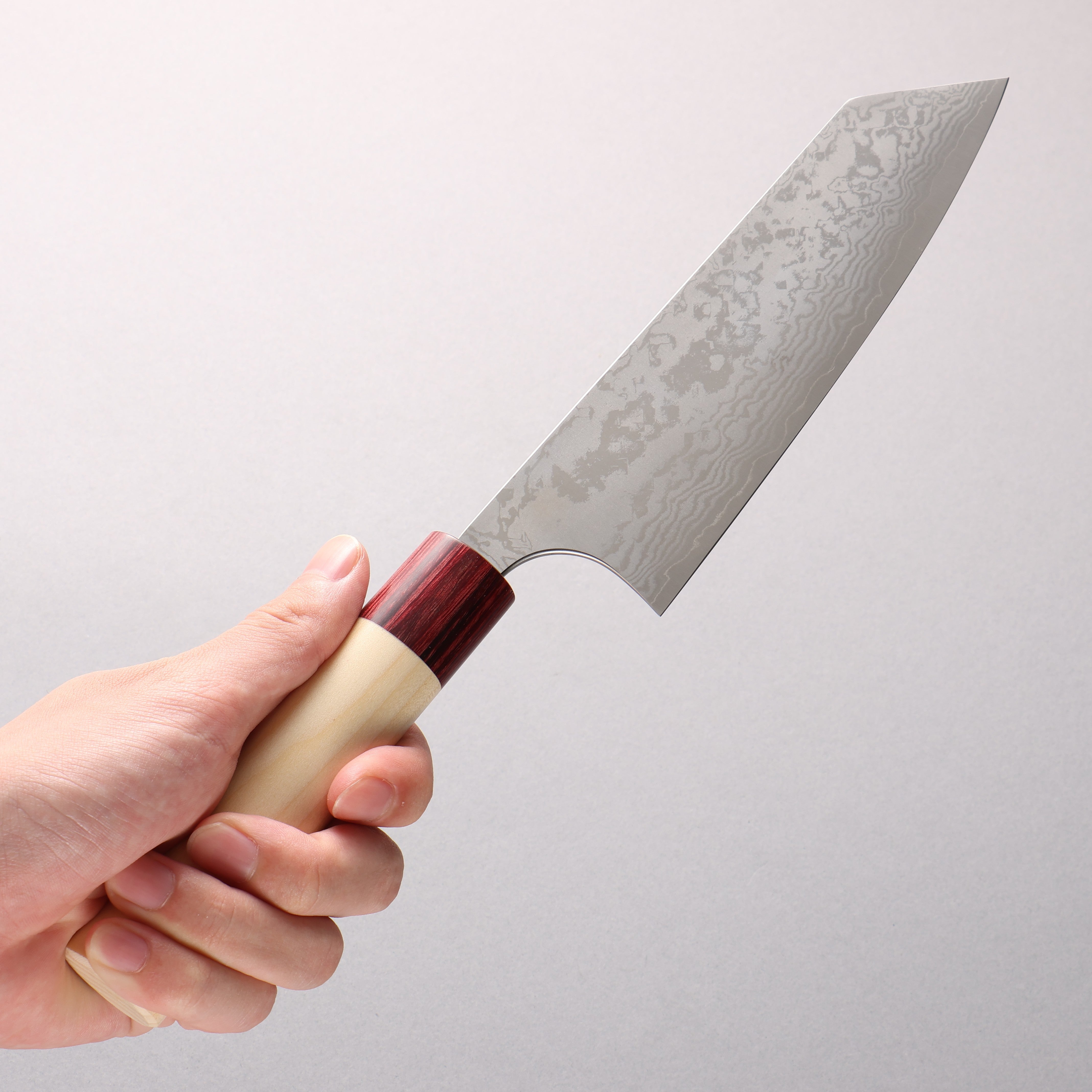 Masakage Kiri VG10 Damascus Bunka 170mm Magnolia Handle - Japanny - Best Japanese Knife