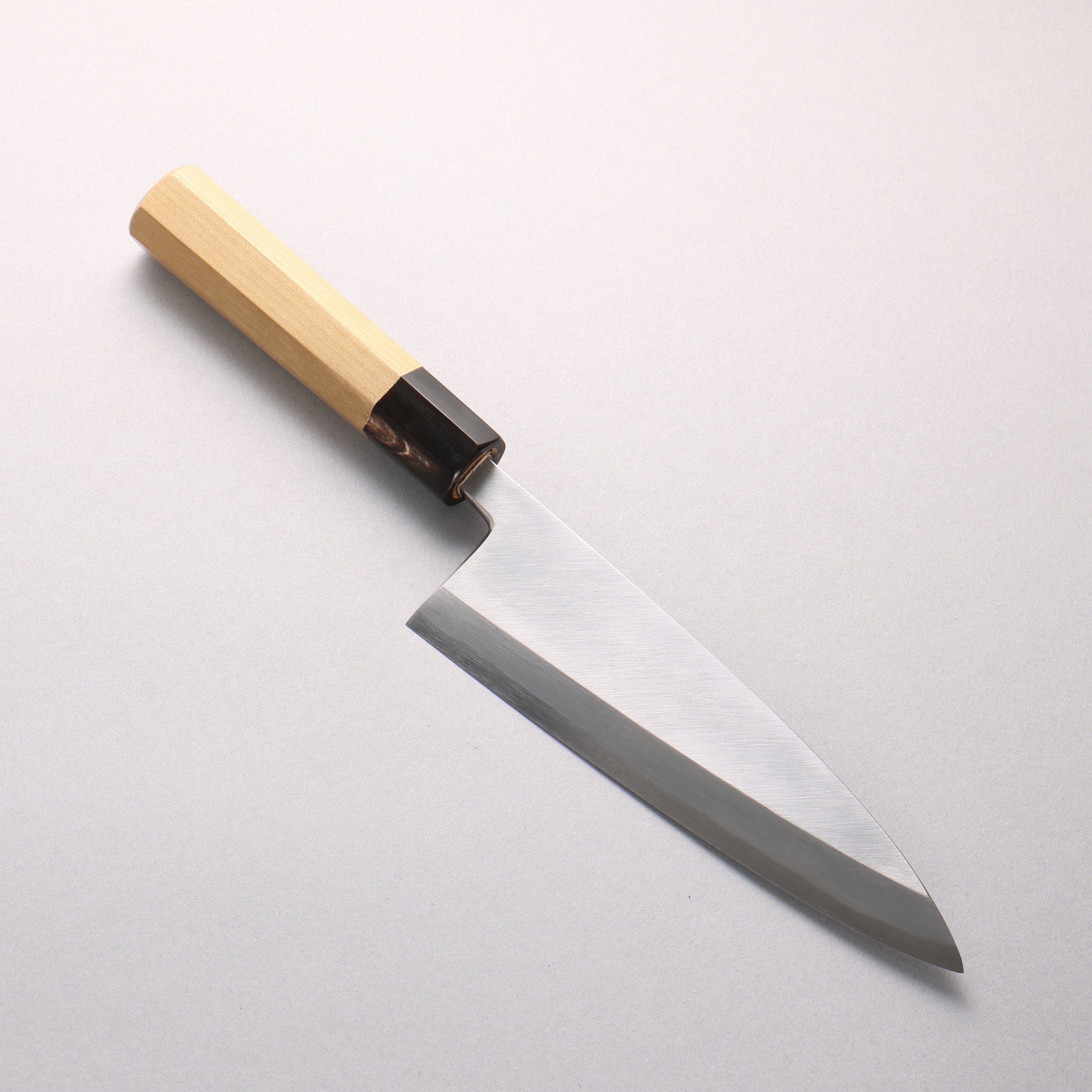 Minamoto Akitada White Steel No.2 Aideba 180mm Magnolia (Ferrule: Water Buffalo Horn) Handle