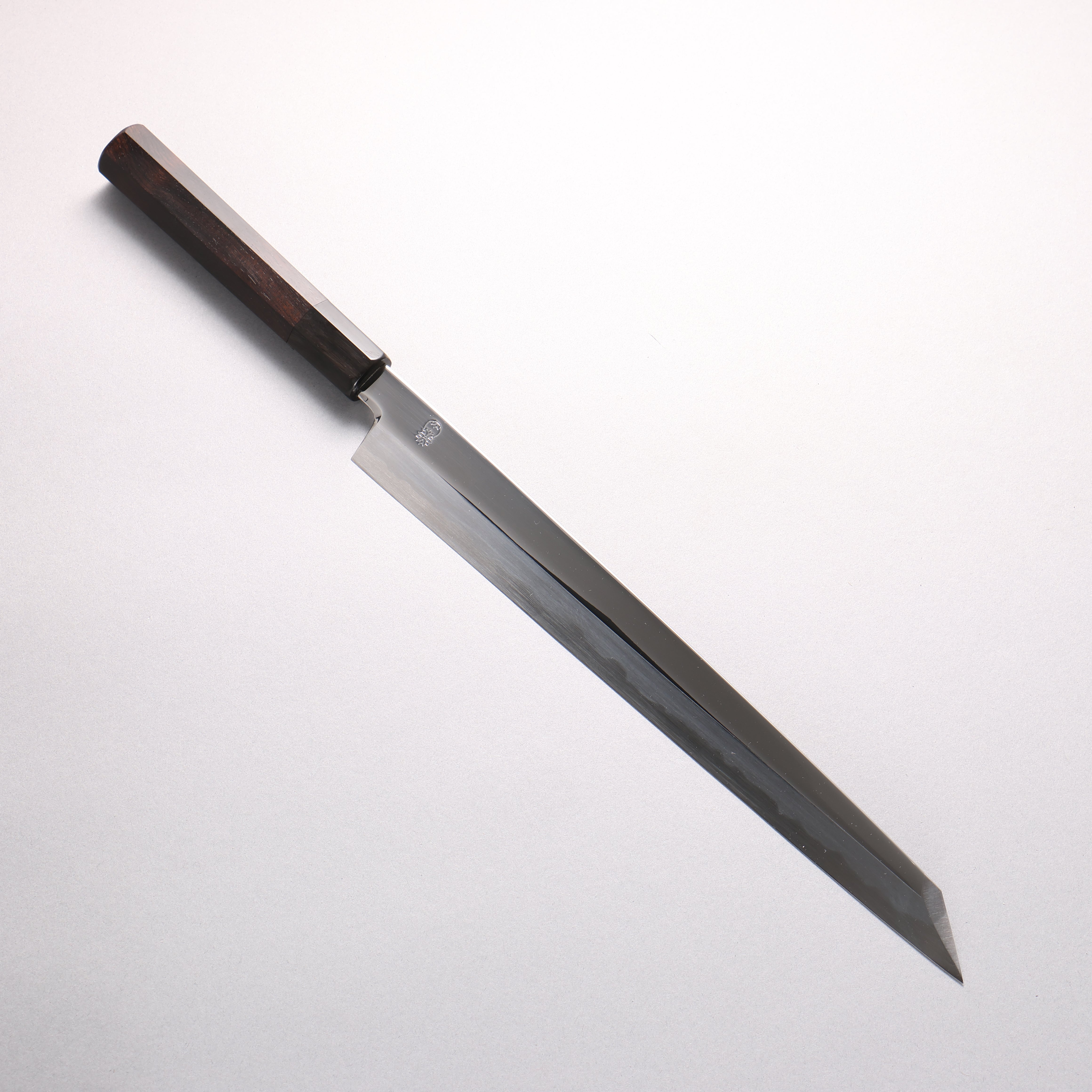 Choyo Blue Steel No.1 Mirrored Finish Kiritsuke Yanagiba 300mm Ebony Wood (ferrule: Black Water Buffalo Horn) Handle - Japanny - Best Japanese Knife